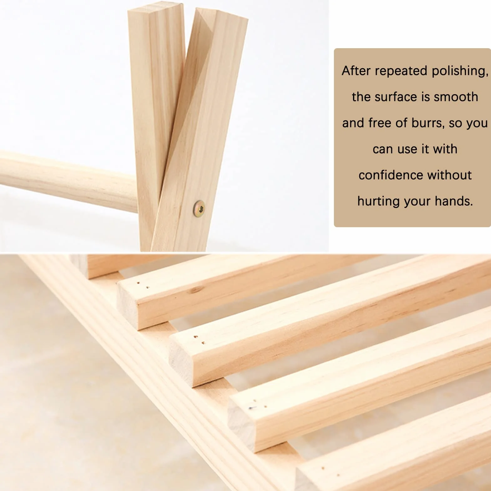 Stojak na ubrania dla dzieci, stojak na ubrania, stojak wystawowy do sklepu odzieżowego, półka organizera do domu, sypialni, szkoły, przedszkola, sukienki,Wood Color-120x50x146CM