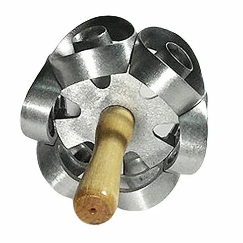 Obrotowa foremka do pączków, metalowa forma do pączków, rolka do wycinania pączków, do gotowania i pieczenia, 1 szt