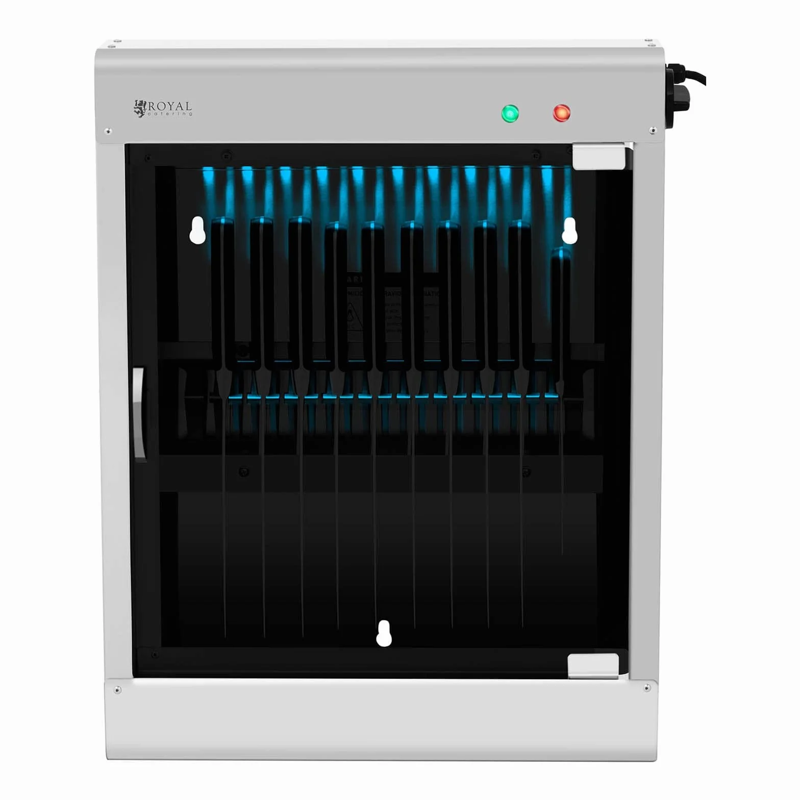 Royal Catering RC-KSSS501 sterylizator noży, sterylizator UV, sterylizator ze stali nierdzewnej, timer, 20 noży