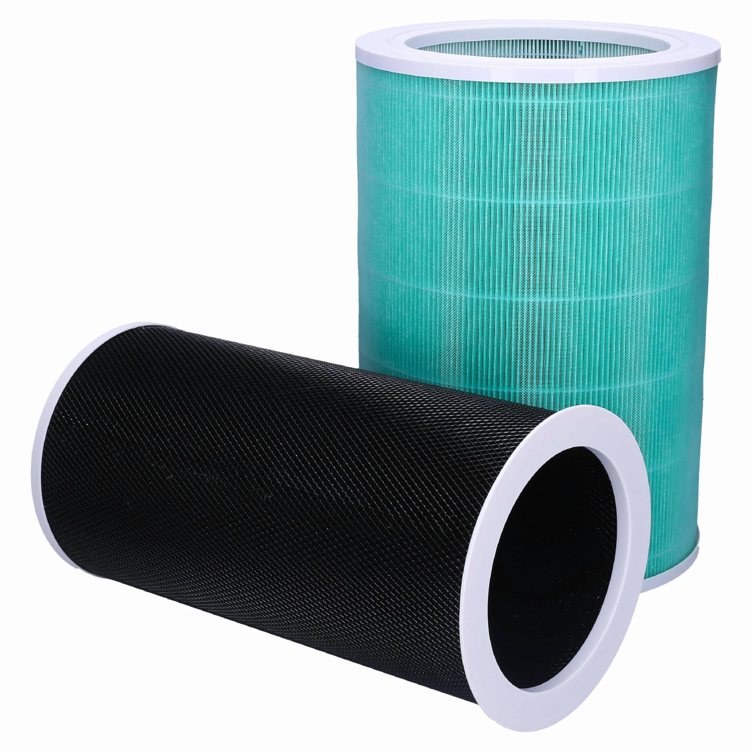 Wessper HEPA filtr zamienny do Xiaomi Mi Air Purifier 2/2S/2H/3/3H/Pro/Max, filtr z węglem aktywnym z antyformaldehydem, kompatybilny filtr oczyszczający powietrze, zielony
