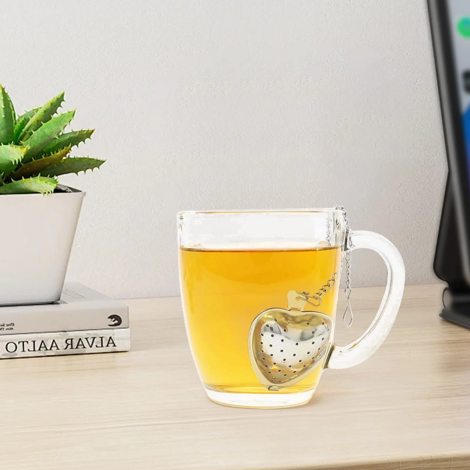 HENGBIRD 10 sztuk zaparzacza do herbaty, zaparzacz do herbaty ze stali nierdzewnej 304 sitko do herbaty, filtr do herbaty, sitko do herbaty, może być używany do czajników, filiżanek do herbaty, kuchni