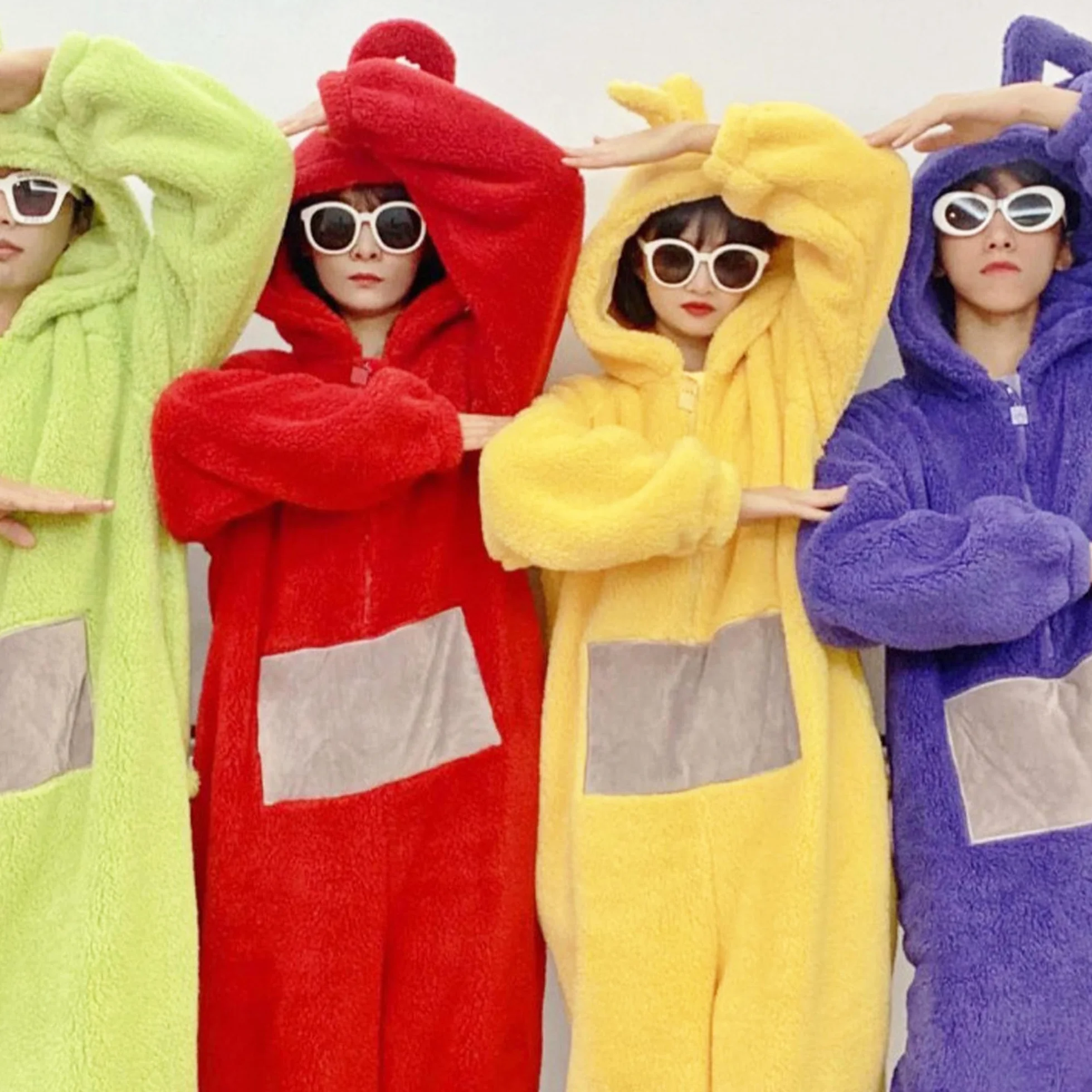 Pikachu Jednoczęściowa koszula nocna Kreskówka domowa polarowa Miękka Ciepła 169-173cm