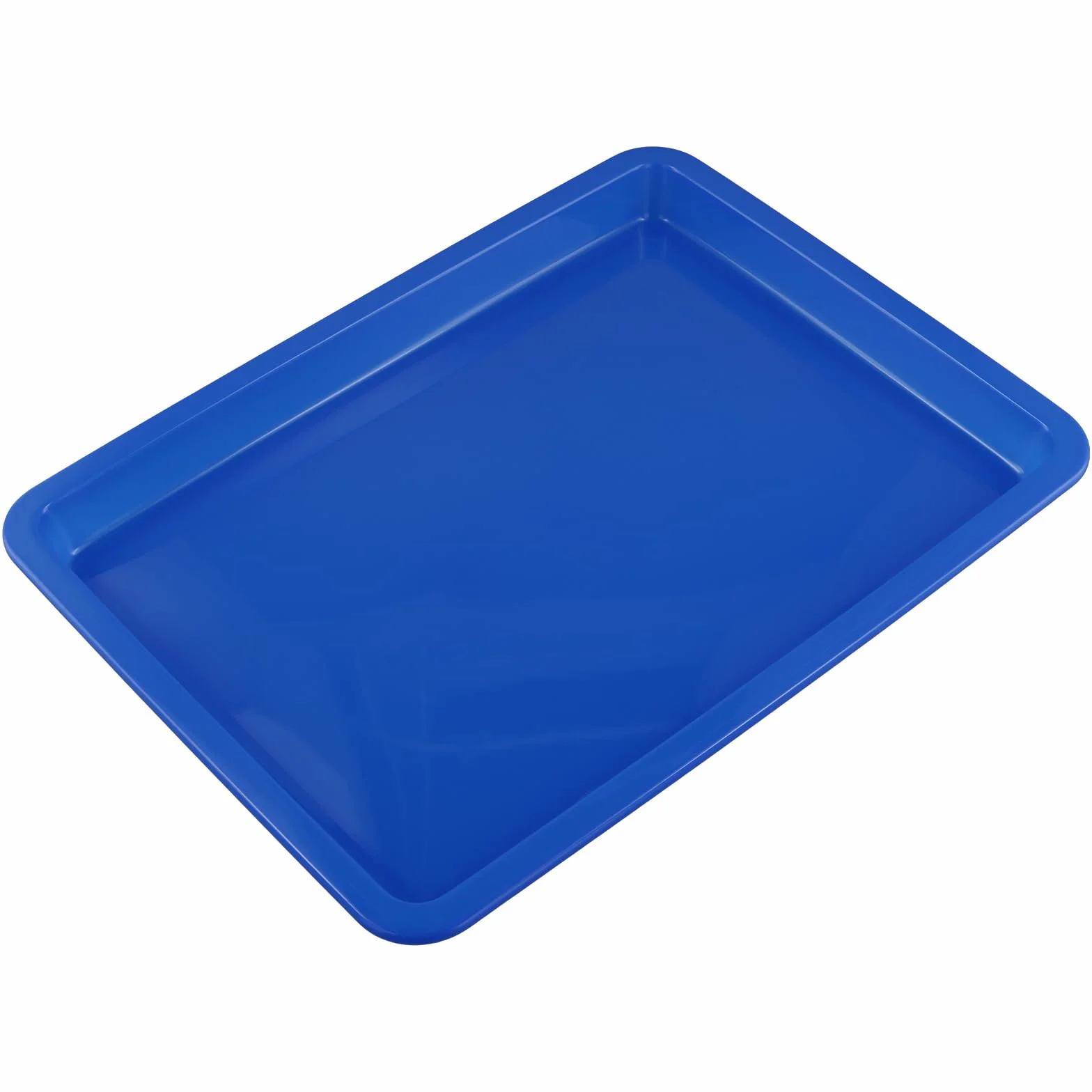 ZOENHOU Tace do aktywności z tworzywa sztucznego, 10 sztuk, 34 x 25 x 2,6 cm, możliwość układania w stos, w 5 kolorach, z tworzywa sztucznego, organizery do majsterkowania, do szkoły, do