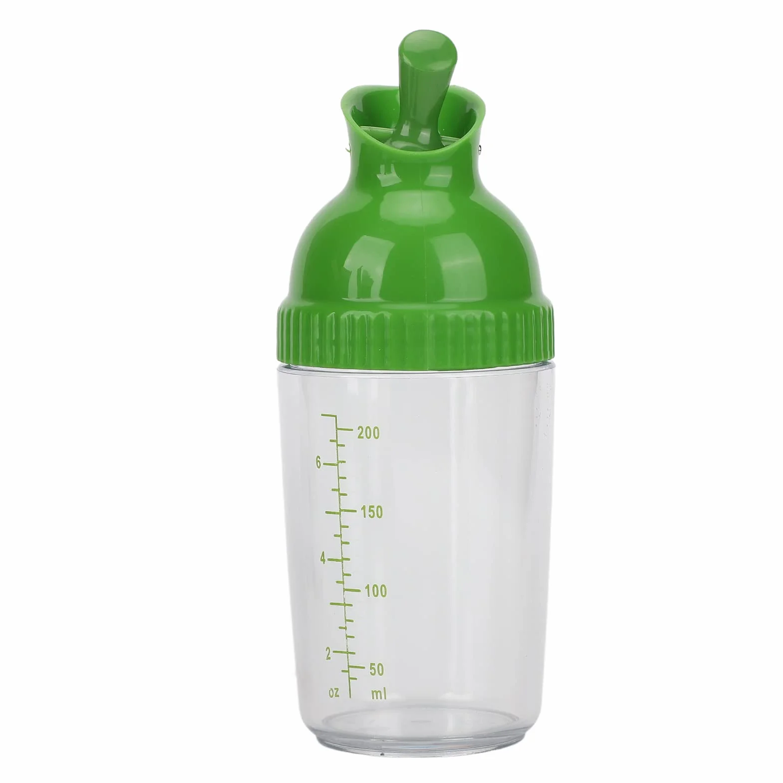 Shaker do Sosów do Sałatek, 200 Ml Szczelna, Szczelna Butelka z Dressingiem do Sałatki z Sosem Sojowym(Zielony)