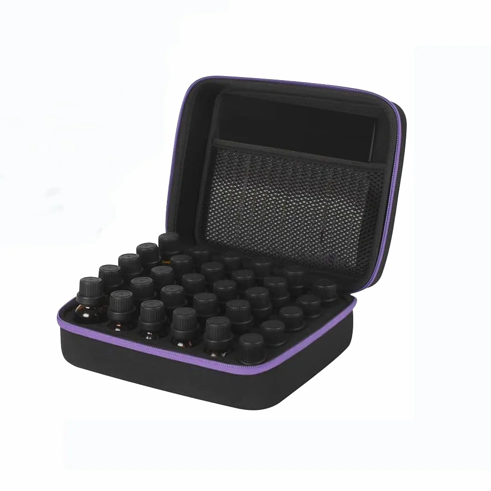 Pudełko do przechowywania olejków eterycznych, 30 siatek, etui na olejki eteryczne, torby do przenoszenia, wodoodporne, przenośne olejki perfumowe, lakier do paznokci, torba do przechowywania olejków