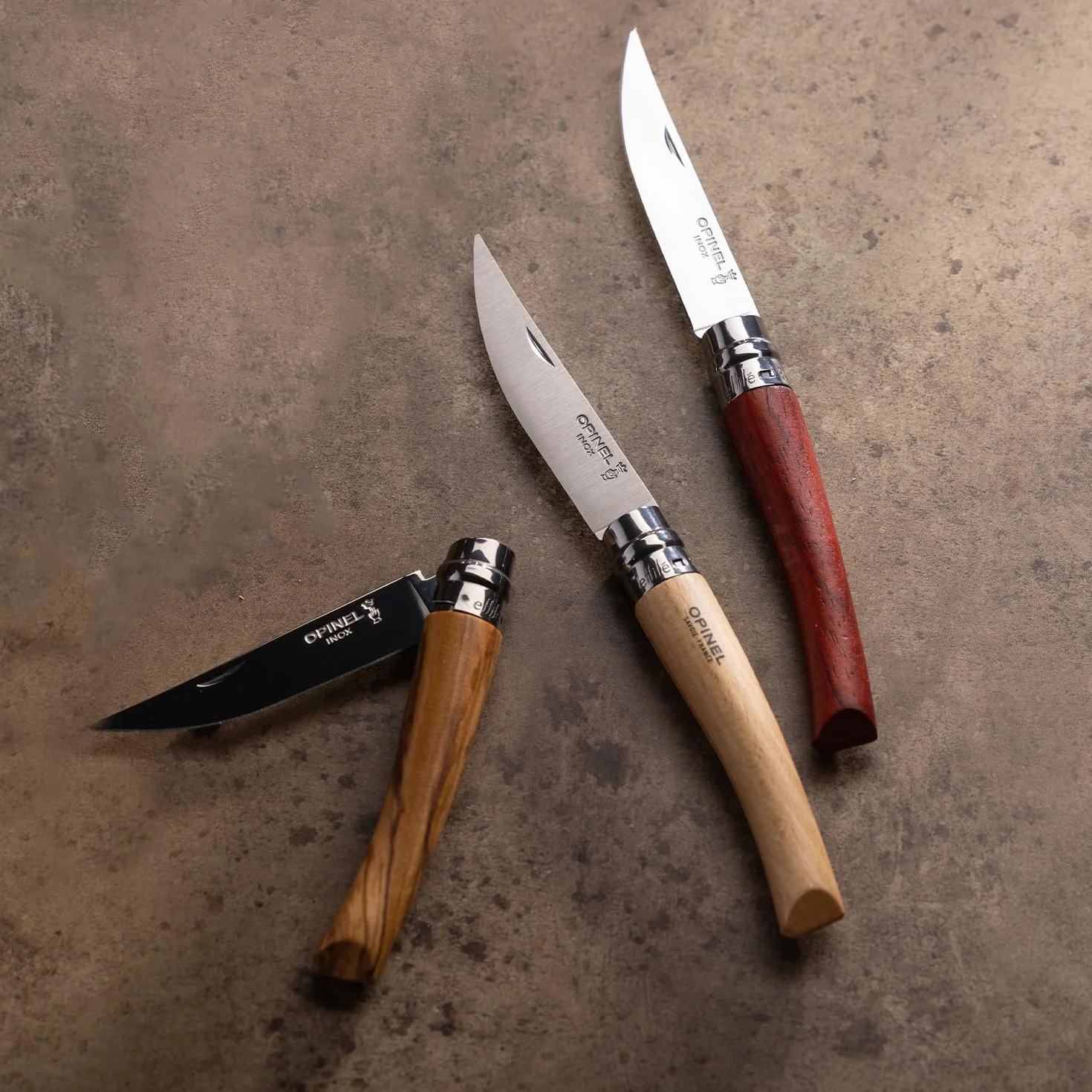 Opinel N10 EFFILE PADOUK POLIGLACE OSTRZA 2023/6