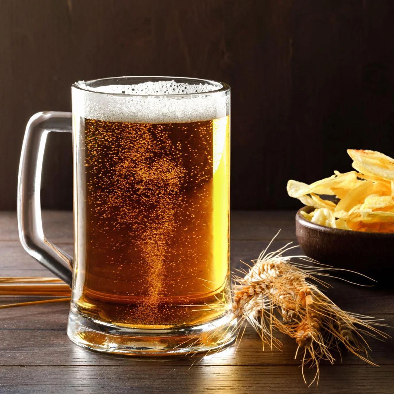 Maverton Kufel do Piwa 500 ml – Szklany Kufel z Uchem, Idealny Prezent dla Taty, Dziadka, i Piwoszy – Prezent Na Urodziny, Święta i Dzień Ojca