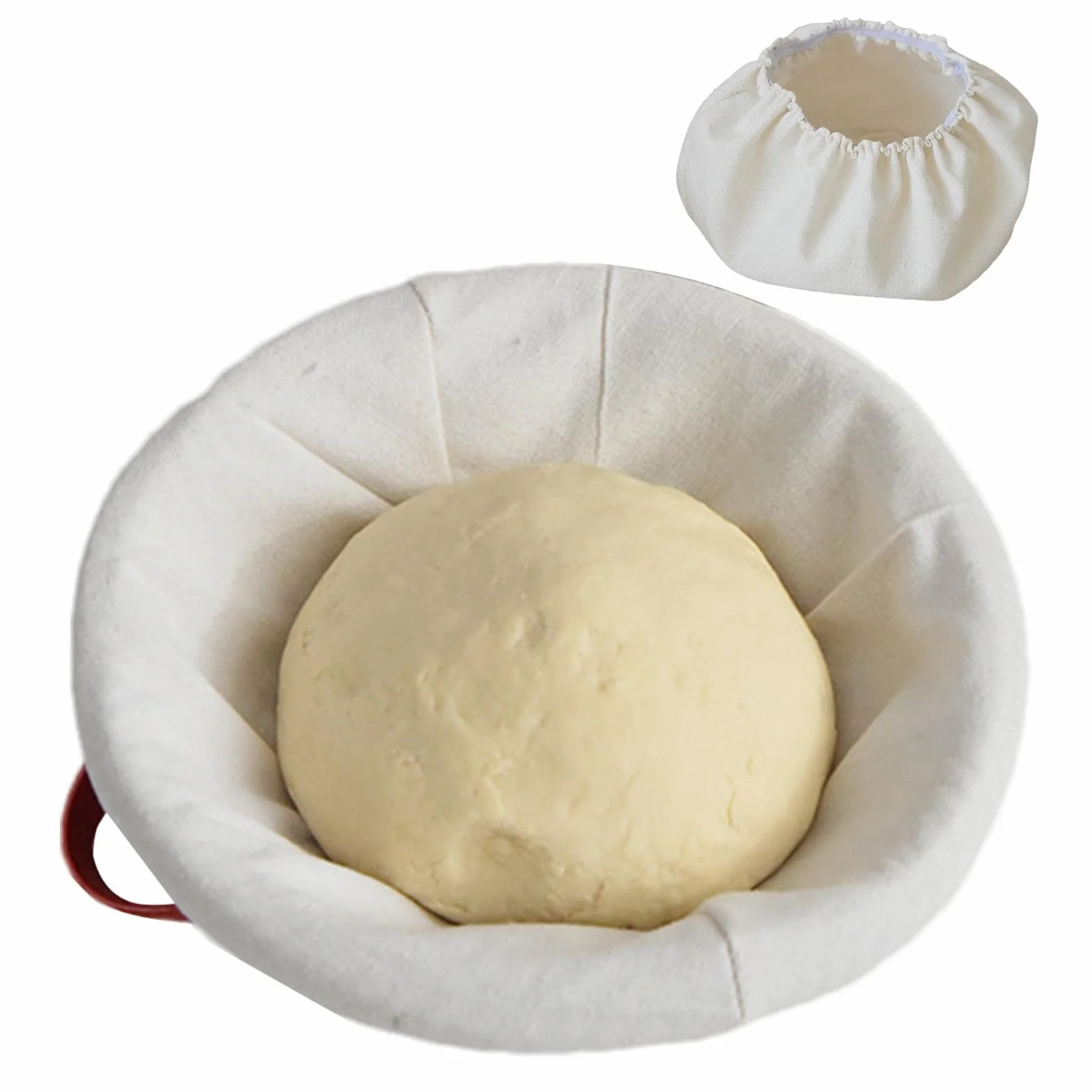 Proofing Bowl, owalny i okr?g?y kosz wod?, podwójny uchwyt Rising Box, wk?adka i, idealna do przechowywania chleba, idealna do przechowywania chleba, idealna do piekarników domowych, 26 x