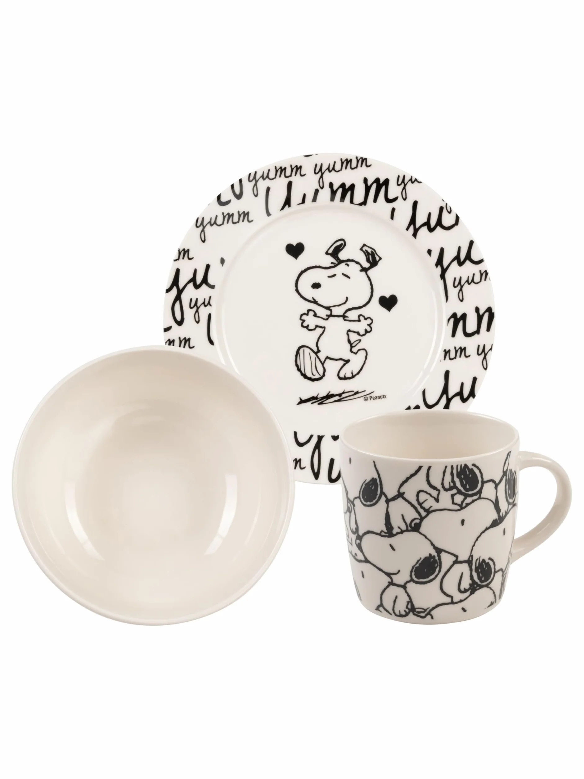 Peanuts - Frühstücksset, 3tlg. Snoopy