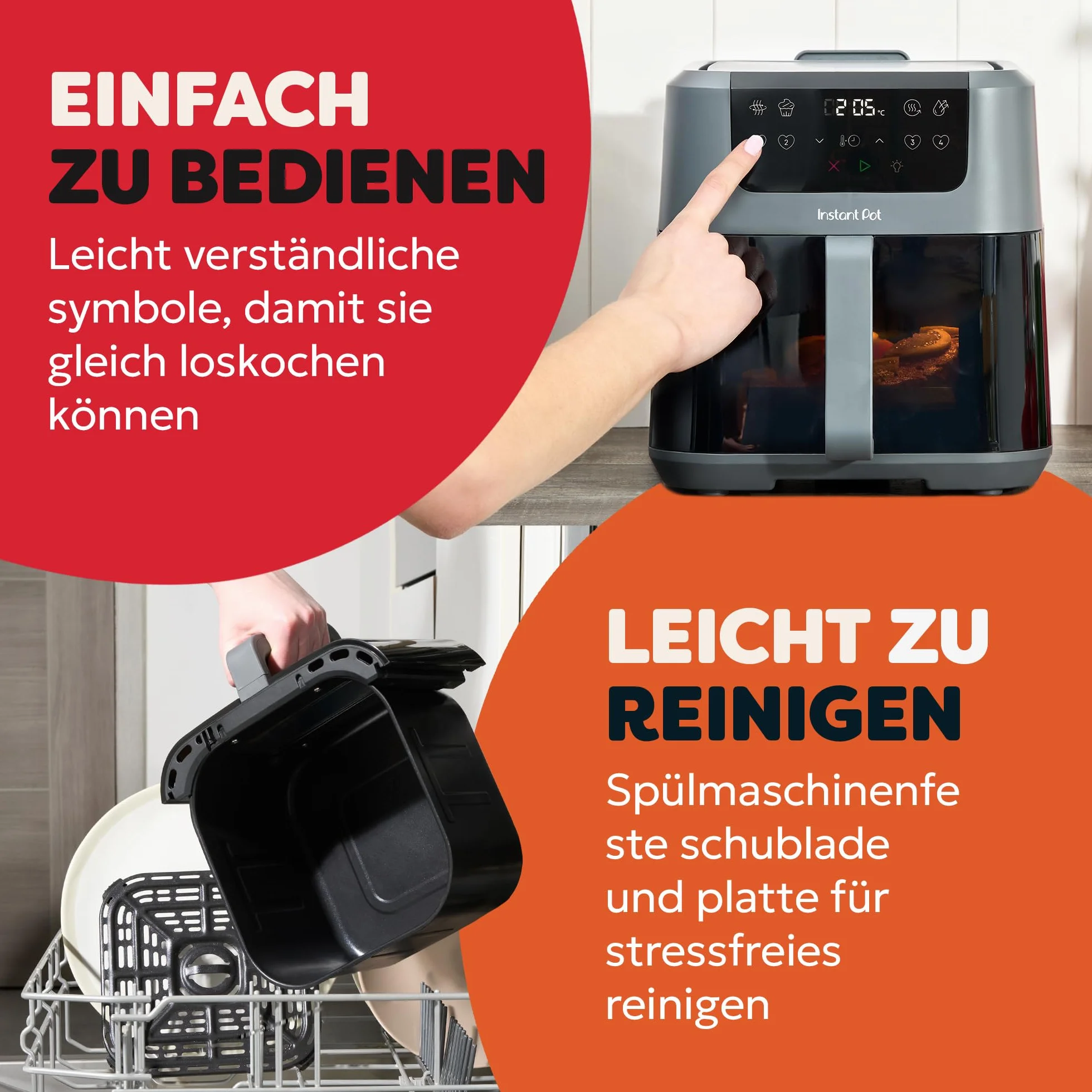 Instant Pot Vortex Compact Truffle frytkownica na gorące powietrze 5 l 4 w 1