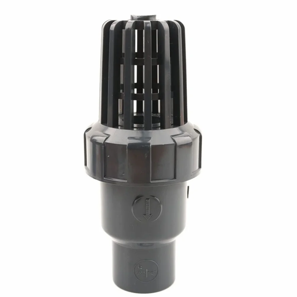Filtr pompy wodnej， 1 szt. 20 25 32 40 50mm dolny zawór pompa filtr wody, pcv sprawdź akwarium Adapter zbiornika łączniki rurowe(20mm)