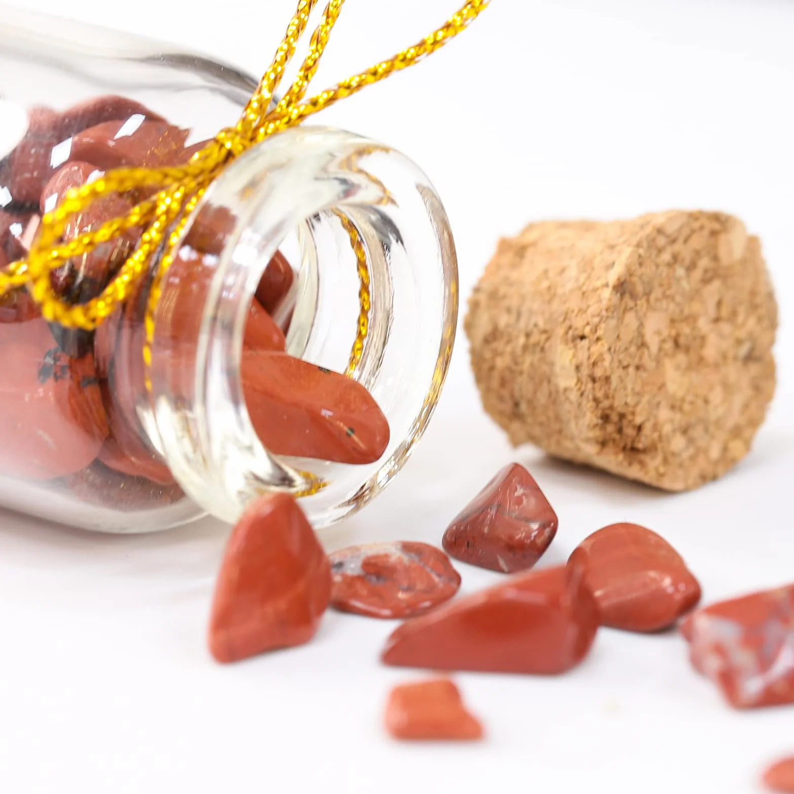 SUNYIK 7 butelek z kamieniami czakry zestaw 7 sztuk, zestaw kamieni leczniczych Reiki Wicca