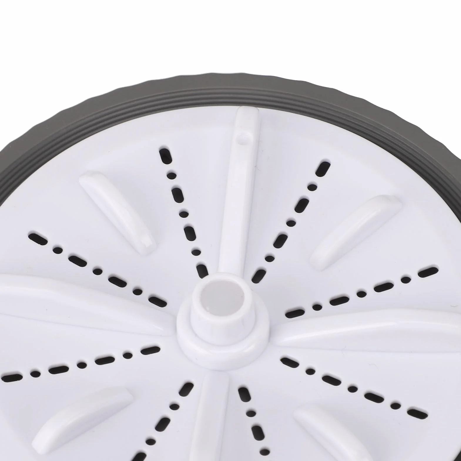 Mini Turbo Pralka, 11L Ulepszona Składana Pralka o Dużej Pojemności, Automatyczna Mini -Pralka Ultradźwiękowa Lekka Podkładka Turbo (GRAY)