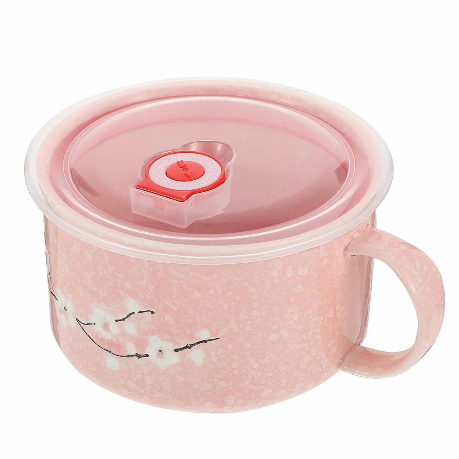 Uchwyt do kubka do zupy, miska do zupy, eleganckie ceramiczne miski do zupy z łyżką, 26 uncji, duża ręcznie malowana miska do zupy cebulowej z uchwytem, ​​śniadanie, owsianka, sałatka, płatk
