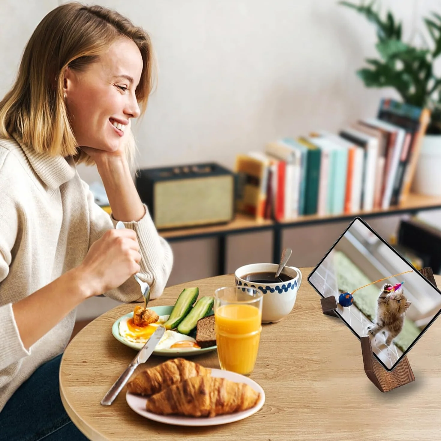 Drewniany uchwyt na książkę kucharską, księgowy, uchwyt na przepisy do kuchni, uchwyt na książki, do kuchni, na tablet, stojak