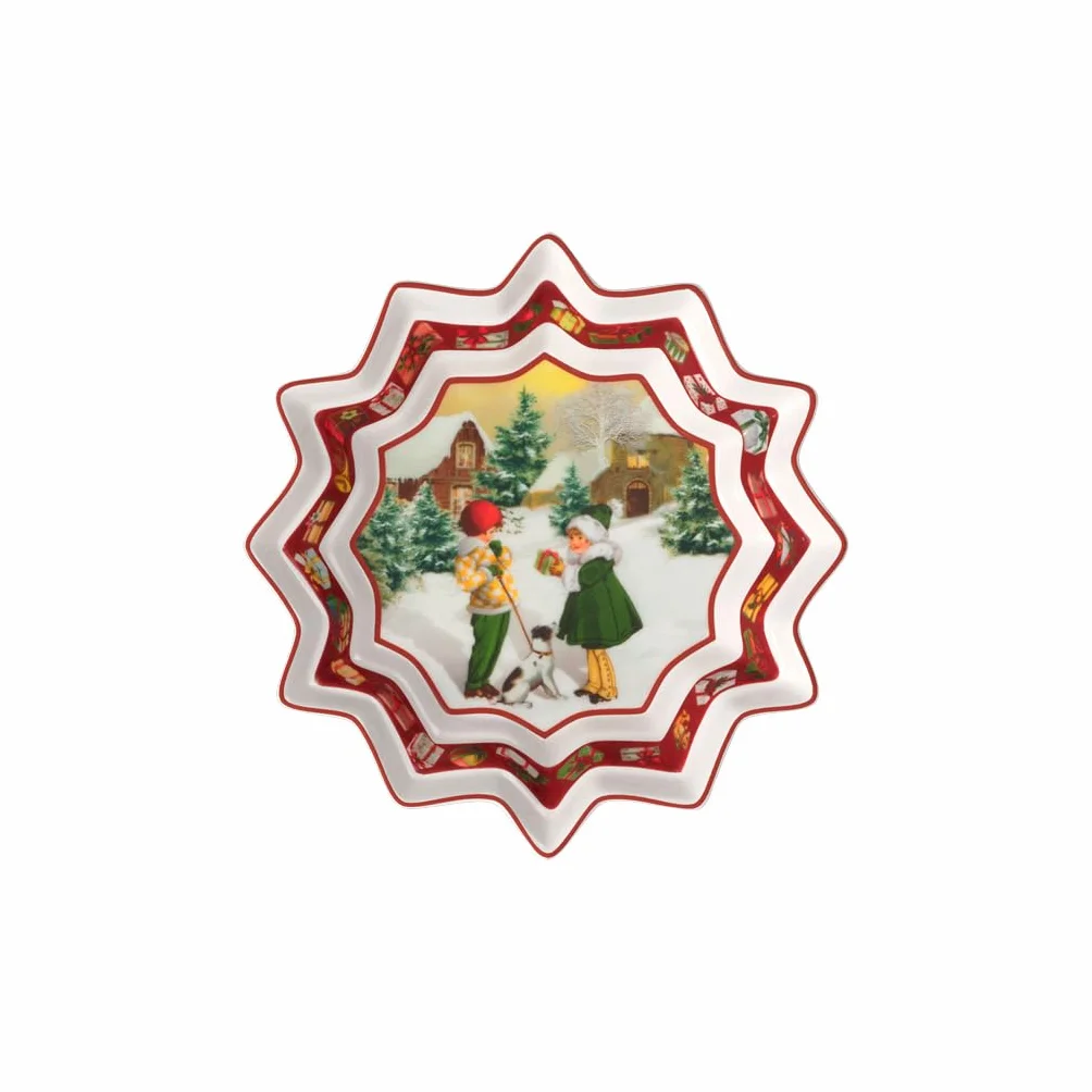 Villeroy & Boch – Toy's Fantasy Mała Porcelanowa Miska Na Boże Narodzenie, Ceramiczna Miska Do Serwowania, Głęboki Talerz Świąteczny