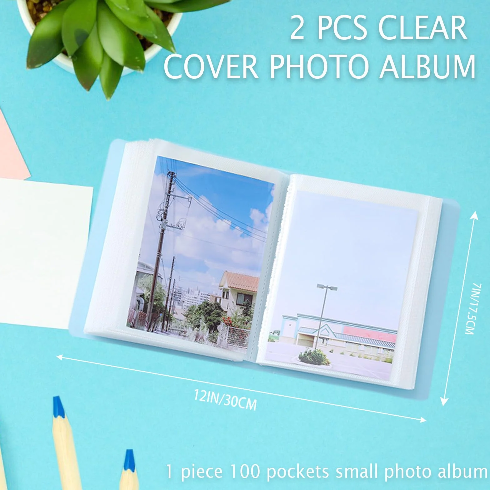 100-Photo Clear Cover album fotograficzny, 10 x 15 cm, 2-pak