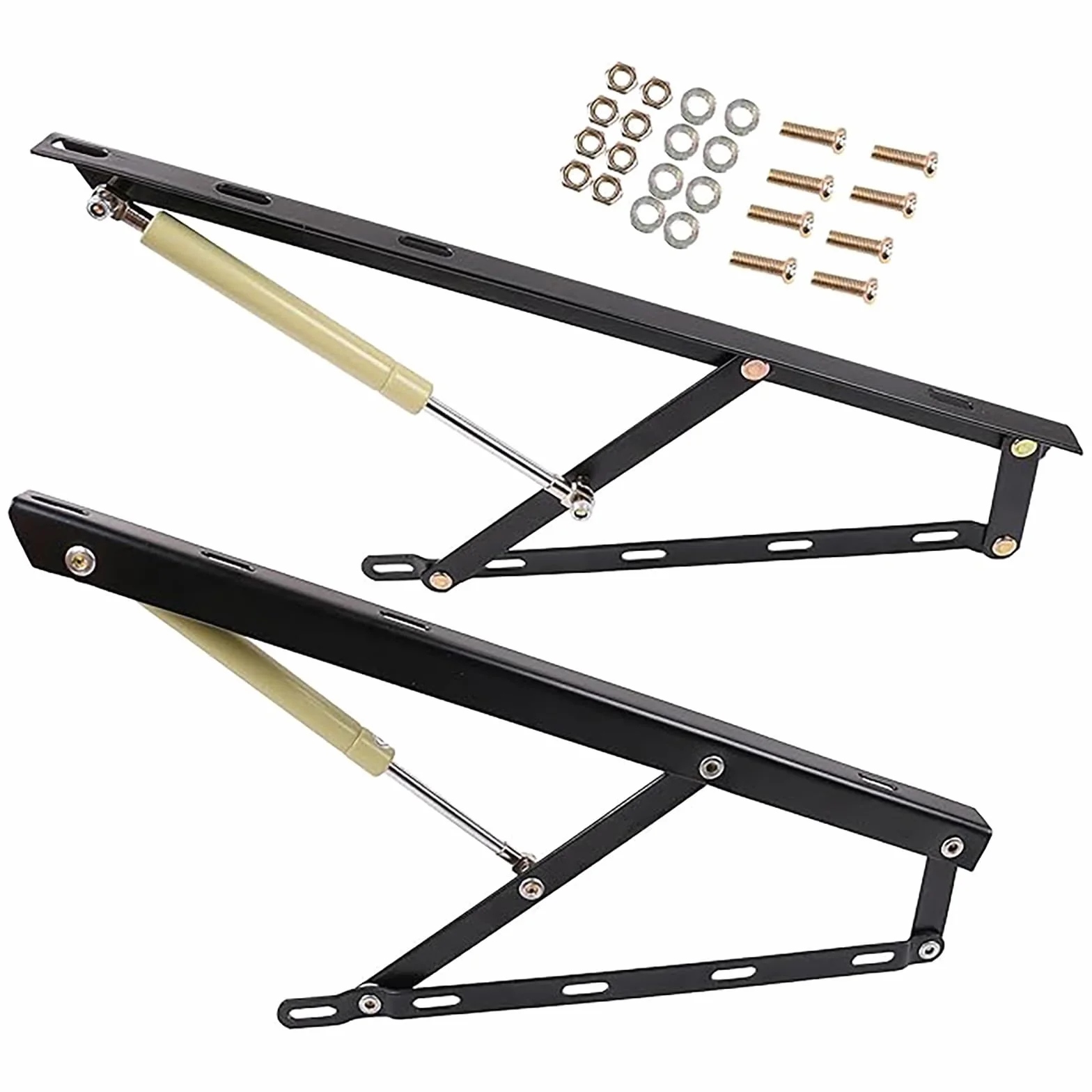 Hydrauliczny mechanizm podnoszący łóżko z zestawem podparcia gazu, 80 cm, system podnoszenia sofy i łóżka, dla łatwego oszczędzania miejsca, wsparcie nizat, do użytku domowego