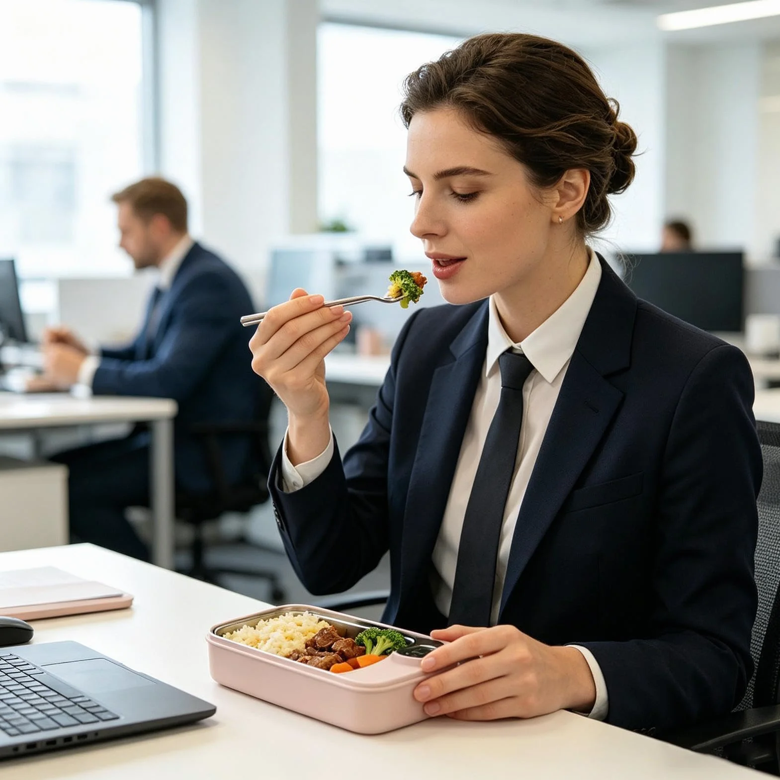 Ogrzewany pojemnik na lunch, 900 ml, przenośny, elektryczny pojemnik na lunch, do przechowywania żywności, do pracy, biura, na piknik, do samochodu, kampera, podróży, domu, akademika