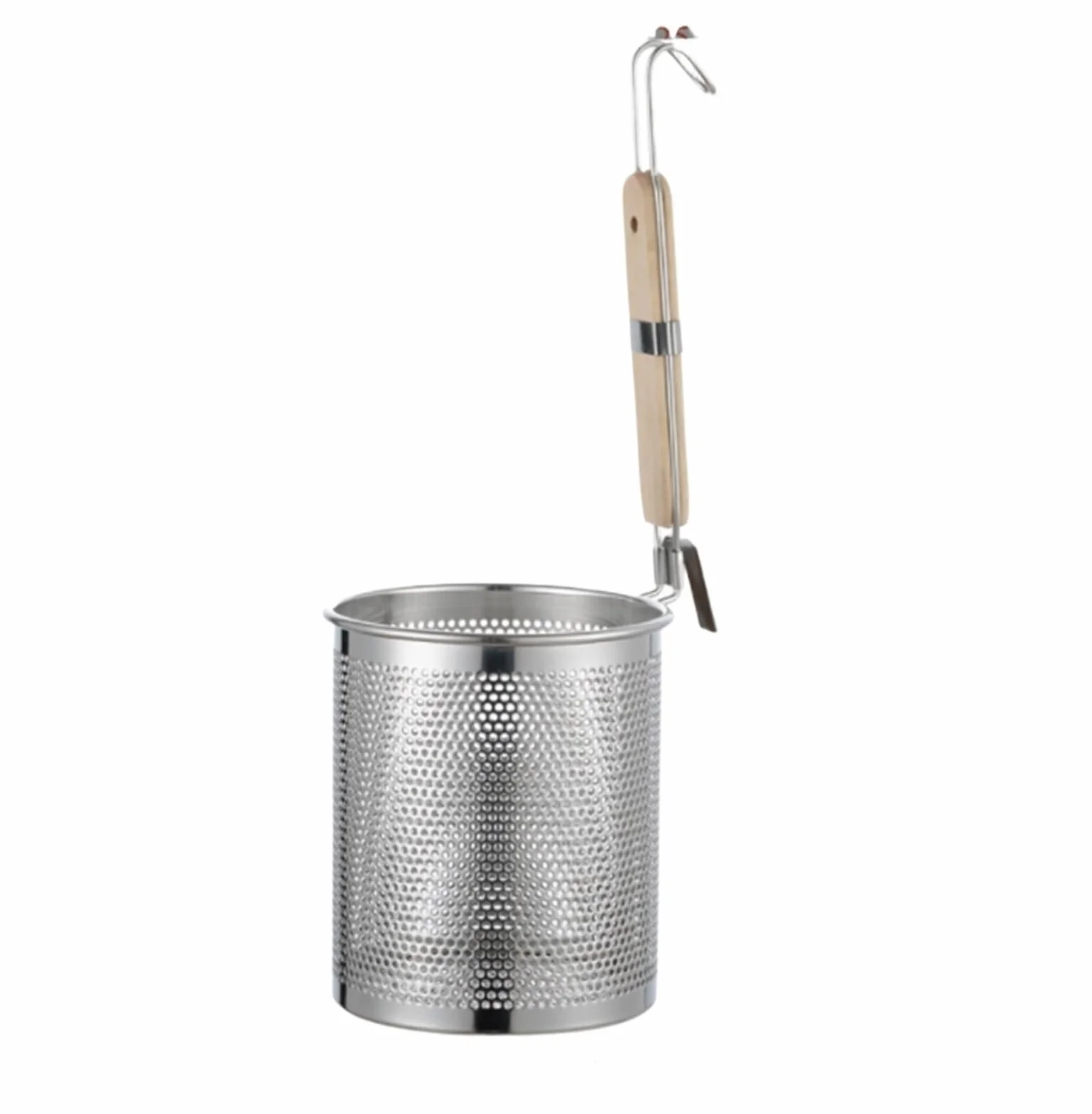 Sitko Kuchenne Sitko Ze Stali Nierdzewnej Łyżka Sitko Do Makaronu Kosz Do Frytek Sitko Do Gorącego Garnka Łyżka Do Odcedzania(11cm)