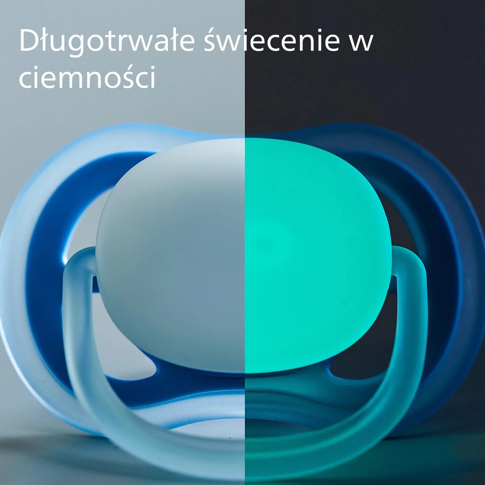 Philips Avent Smoczek Ultra Air - 2x lekkie, przepuszczające powietrze, świecące w ciemności smoczki dla dzieci w wieku 0– 6 miesięcy bez bisfenolu A, z etui ze sterylizatorem (model SCF376/18)