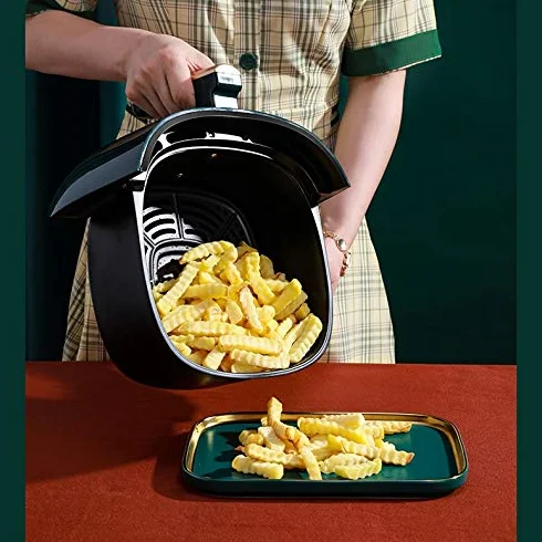 4L wielofunkcyjna frytkownica powietrzna, kurczak, beztłuszczowa frytkownica powietrzna, kuchenka do pizzy, elektryczna frytkownica powietrzna, Dzień Pamięci Safehappy
