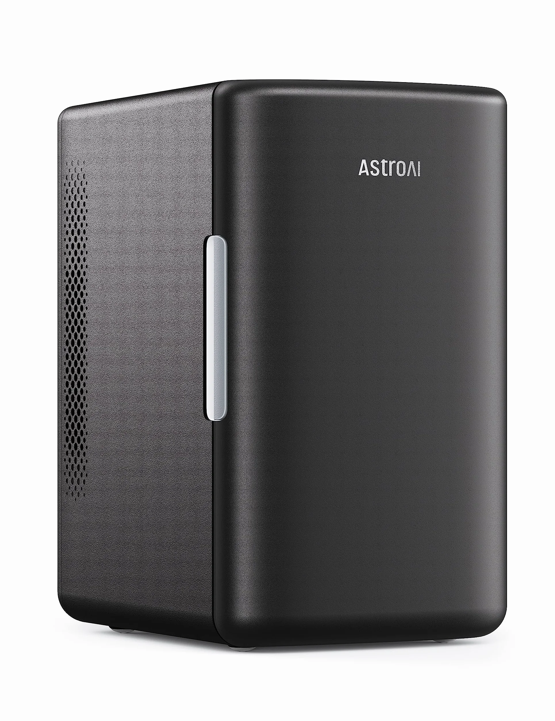 AstroAI Mini lodówka pokojowa 6 l, 8 puszek 330 ml, przenośna lodówka samochodowa 12 V/220 V, kosmetyki, pielęgnacja skóry, funkcja ogrzewania/chłodzenia, prezent dla kobiety lub mężczyzny (szara)