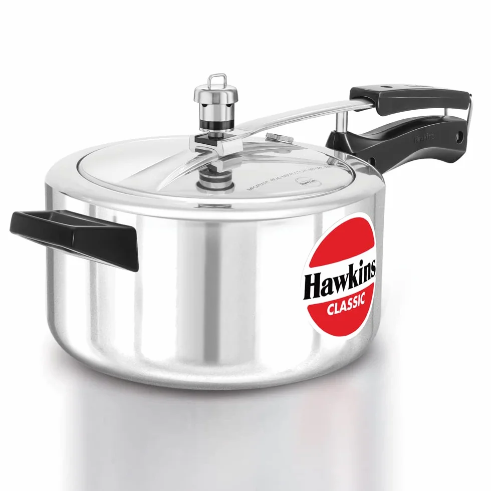 HAWKINS Classic CL40 Szybkowar aluminiowy, 4 l, mały, srebrny