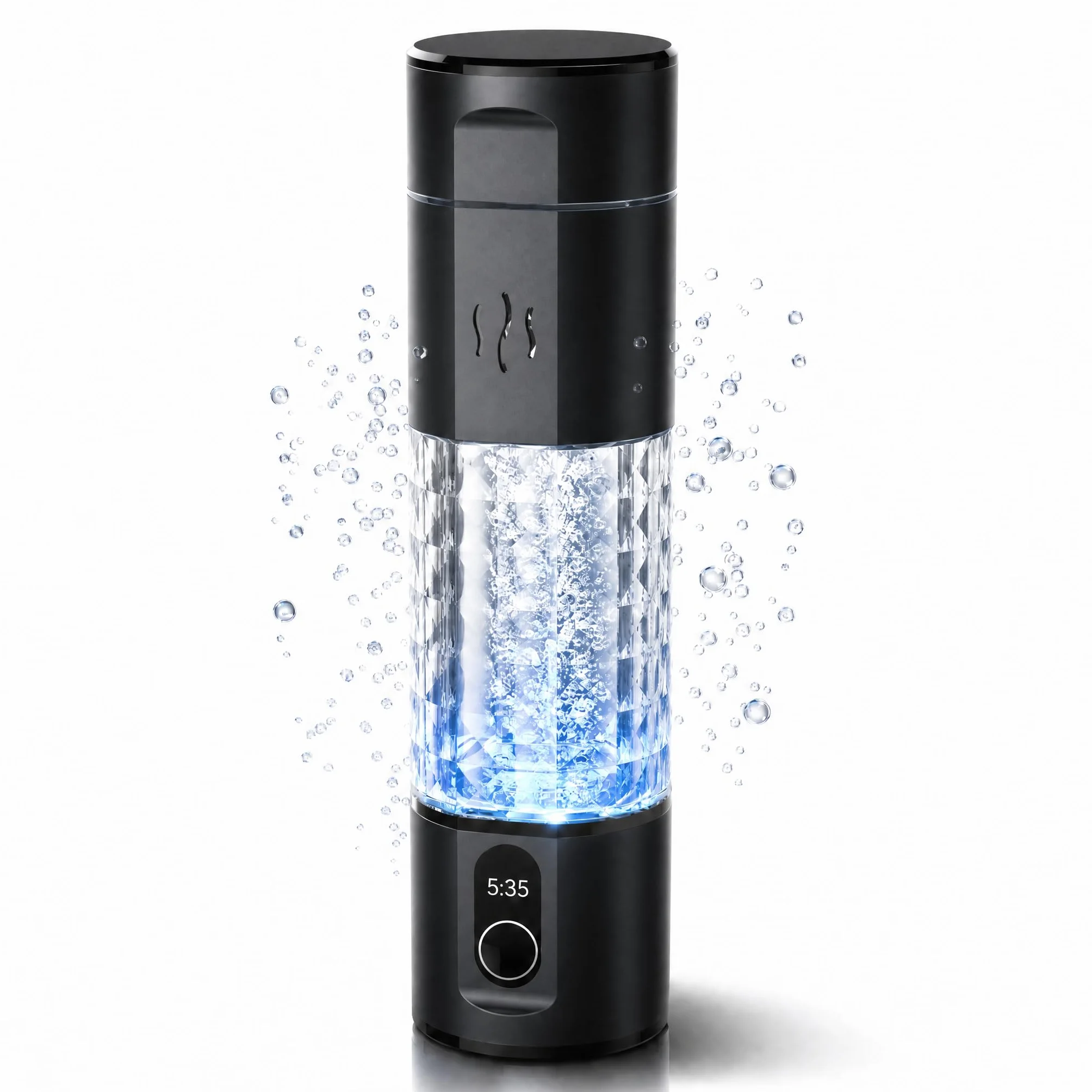 Hydrogen-3 Pro Generator wody wodorowej 250 ml z membraną DuPont® PEM (Czarny)