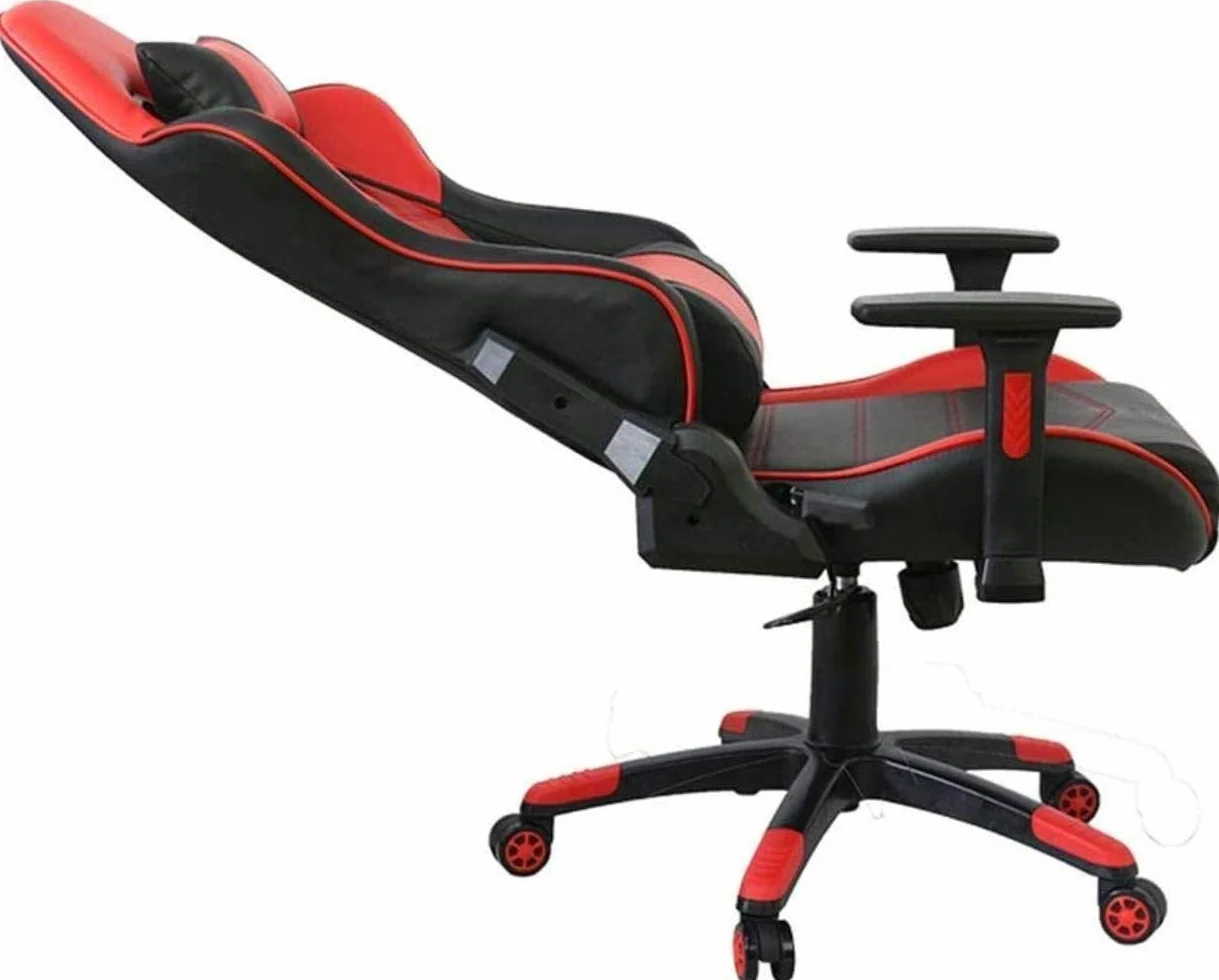 Fotel biurowy Fotel do gier Ciężkie krzesła komputerowe Wysokie oparcie Fotel wyścigowy Obrót o 360° z podnoszeniem Ergonomiczna poduszka pod szyję dla kadry kierowniczej Dodatkowa poduszka Wytrzymał