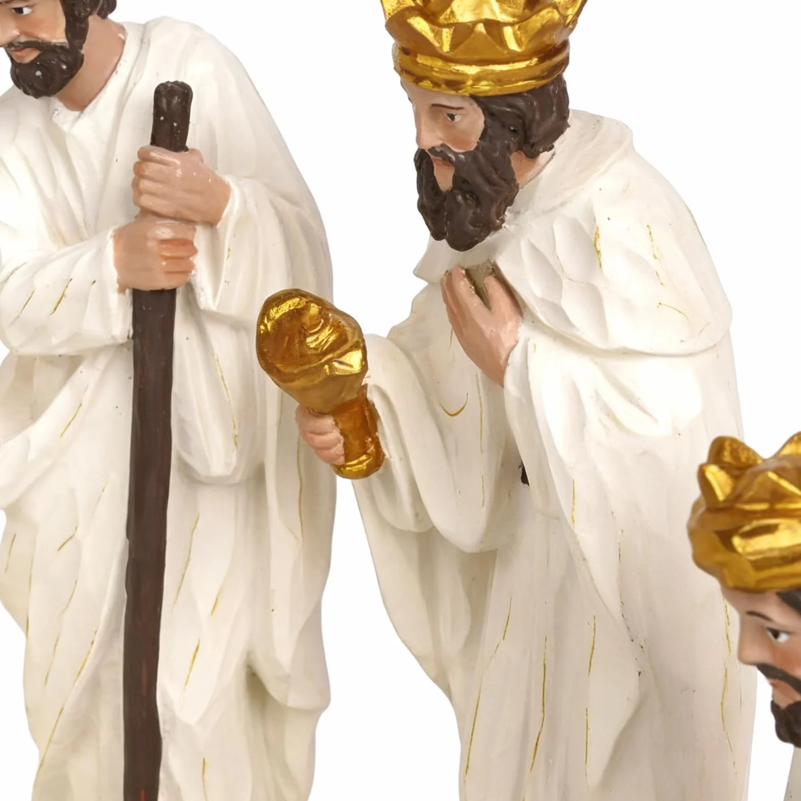 Małe Figurki Szopki Betlejemskiej Ozdoba Świąteczna Na Stół Z Żywicy | Szopka Bożonarodzeniowa Figurka Do Domu Biura Sypialni Salonu Kościoła