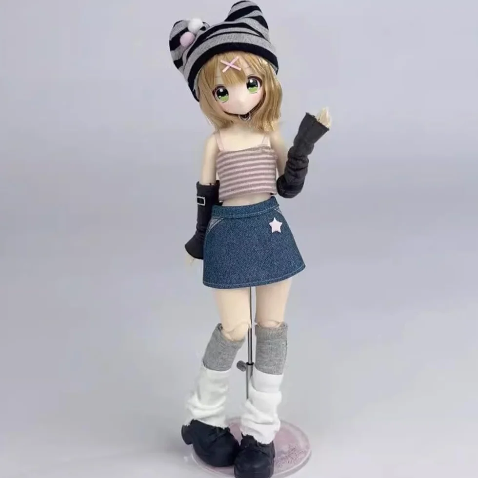 niannyyhouse BJD Blind Box Figurki, seria Denpa Girl, manekin z przegubem kulowym z ubraniem, figurka kolekcjonerska (1 szt.)