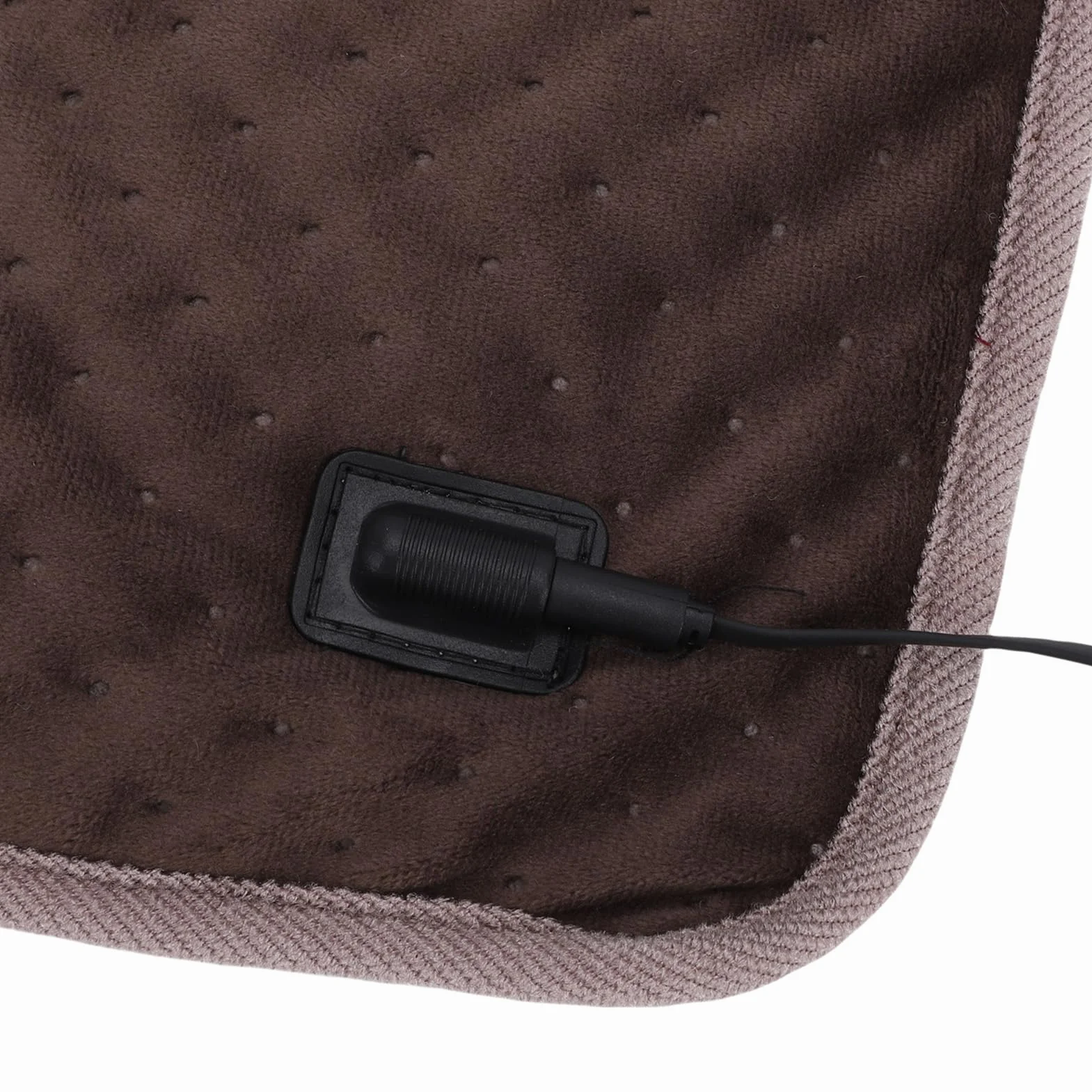Asixxsix Podkładka Grzewcza dla Zwierząt, Elektryczna Mata Grzewcza USB dla Psów i Kotów z regulowaną temperaturą do Użytku w Pomieszczeniach i na Zewnątrz, 11,81 X 23,62 Cala (Kolor ciemnej kawy)