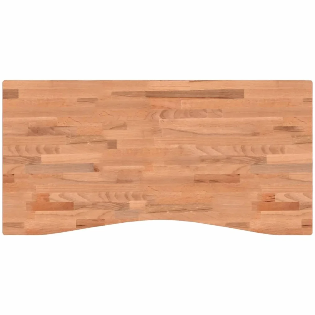 Akcesoria do mebli biurowych, blat biurkowy 110 x (50-55) x 1,5 cm meble z litego drewna bukowego
