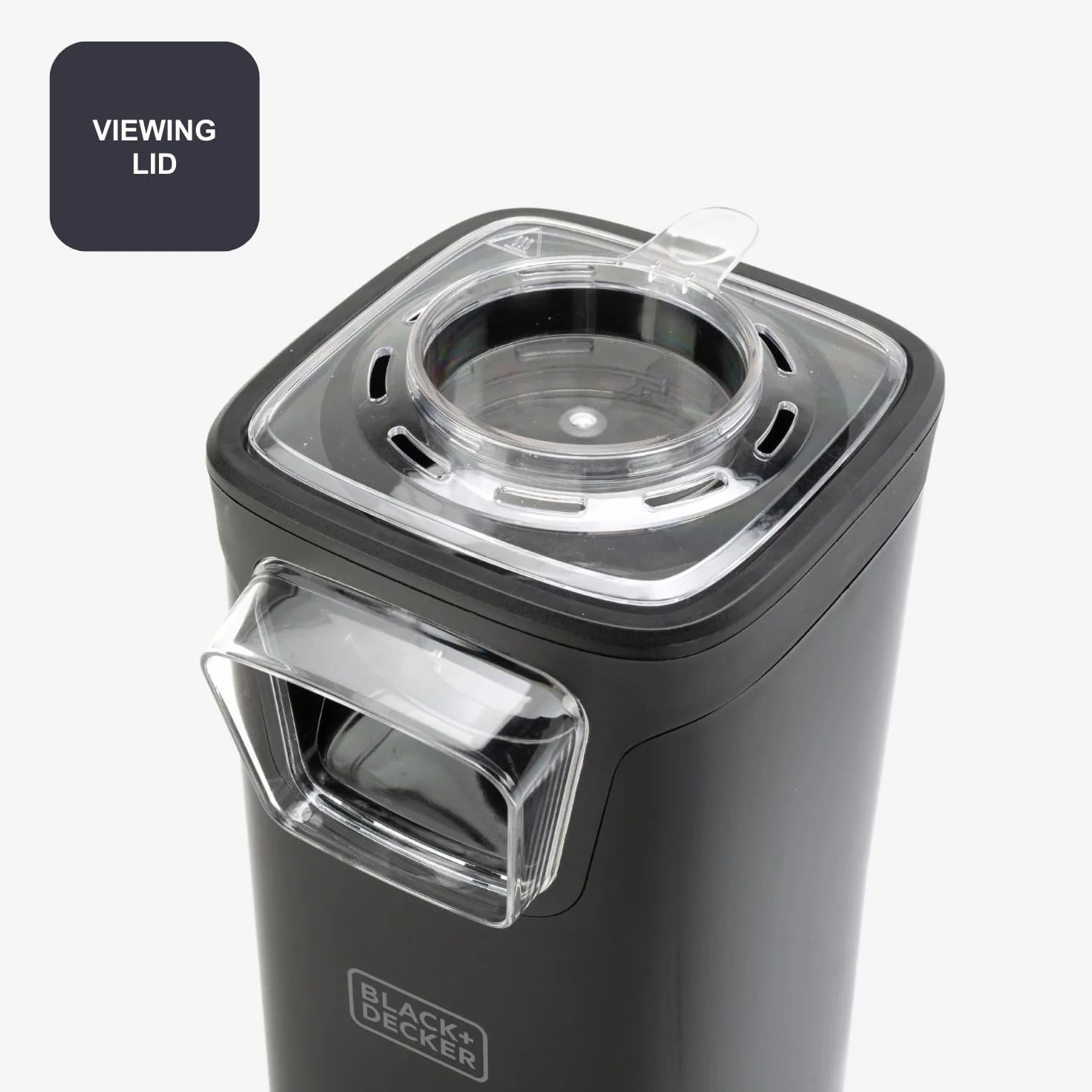Black+Decker Maszyna do Popcornu, Czarny, 16 x 13.5 x 25.5 cm
