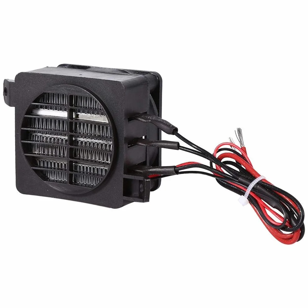 100W 12V elektryczny grzejnik PTC energooszczędny wentylator samochodowy nagrzewnica powietrza element grzejny o stałej temperaturze