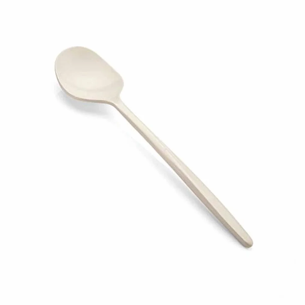 Guzzini - Tierra, Plastikowe Sztućce do Sałatek z Recyklingu - Mlecznobiały, 28 cm - 106101156