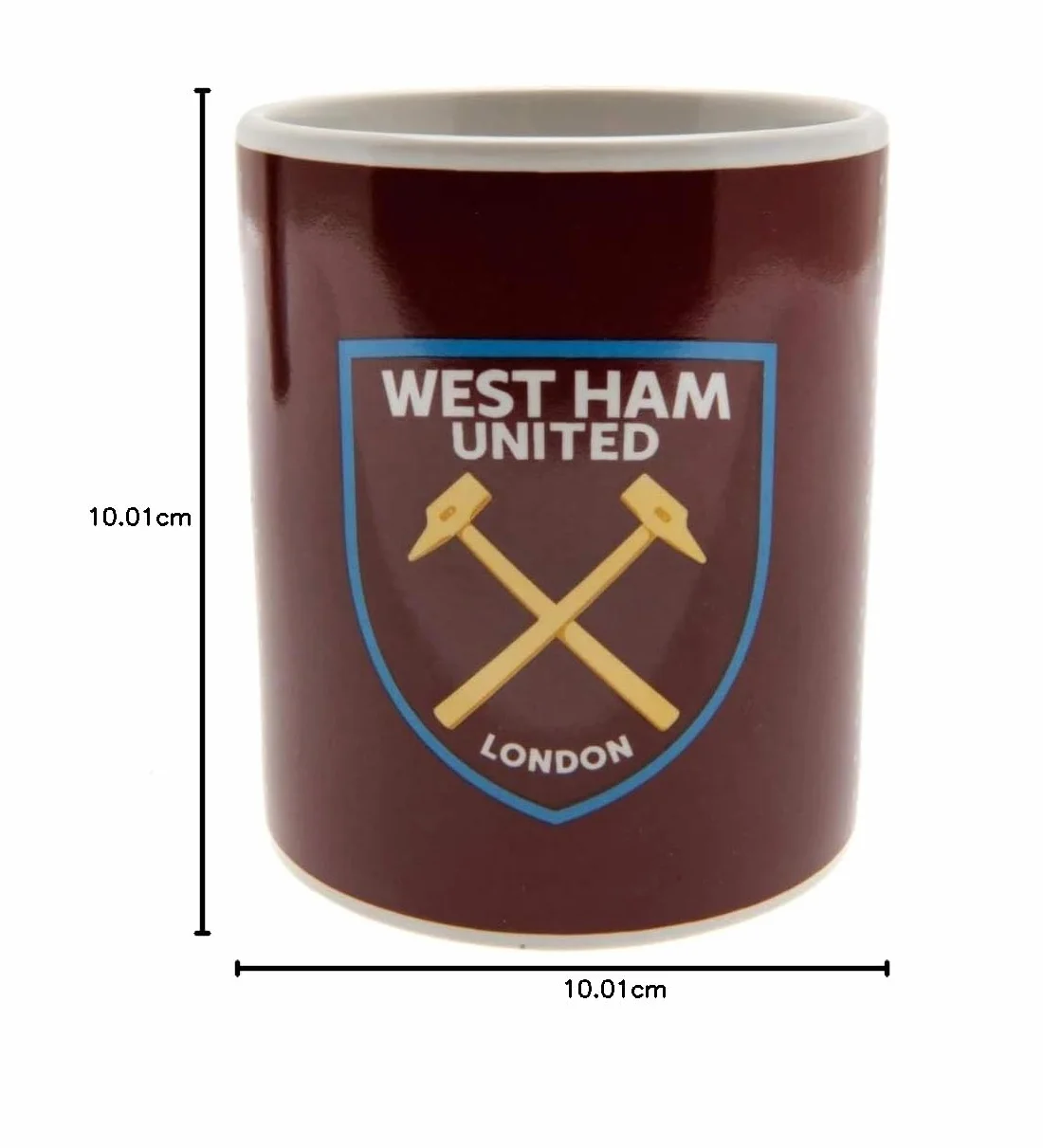 Kubek West Ham Fade - (325 ml) - jeden rozmiar