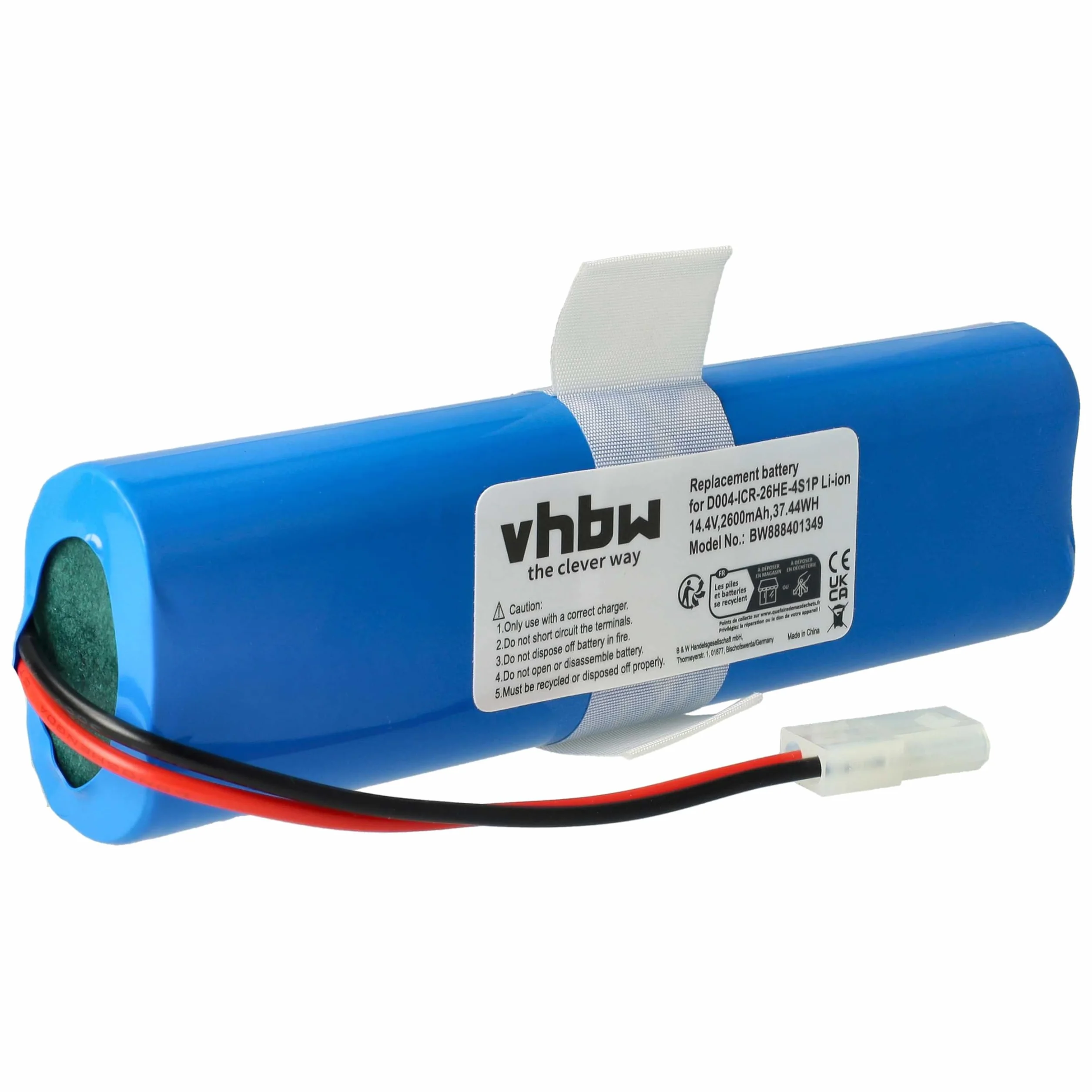 vhbw Akumulator do odkurzacza Rowenta X-plorer Series 75, 75S+, 75S, 95, 2600 mAh, 14,4 V, Li-ion