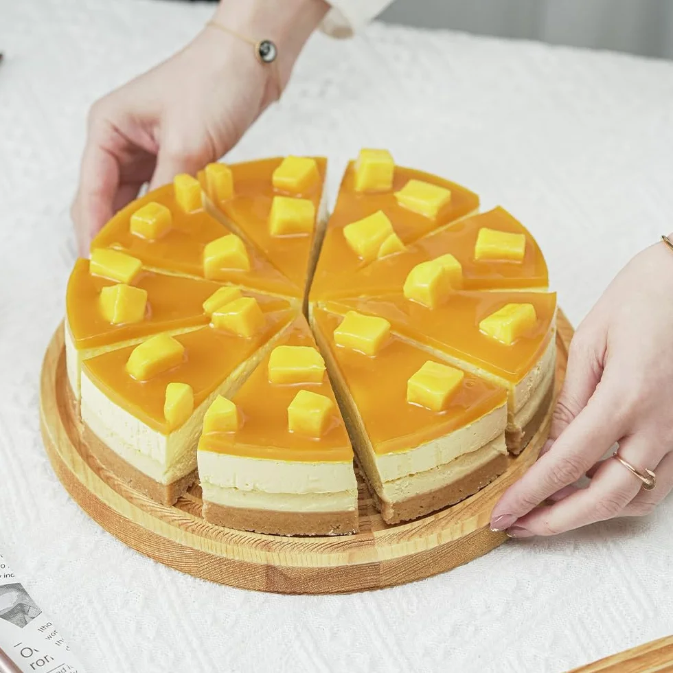 2 sztuki półmisek do wycinania tortów, 10/12, 14/16 sztuk, okrągłe, z nożem do ciasta i łopatką do ciasta, z tworzywa sztucznego, do ciast i do profesjonalnego pieczenia