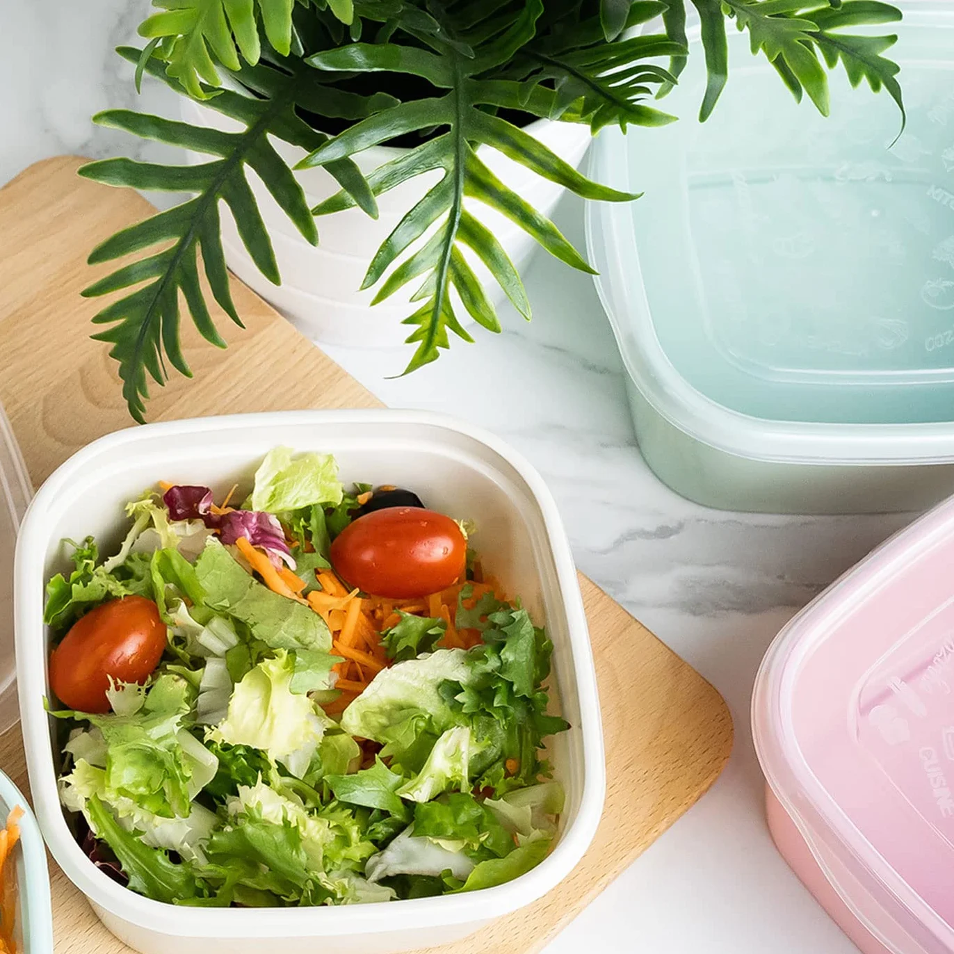 Pojemniki do przechowywania żywności 1L | Zestaw 12 | Plastikowe pojemniki na żywność | Bez BPA | Pojemnik na kuchenkę mikrofalową, zmywarkę, zamrażarkę | Z pokrywką