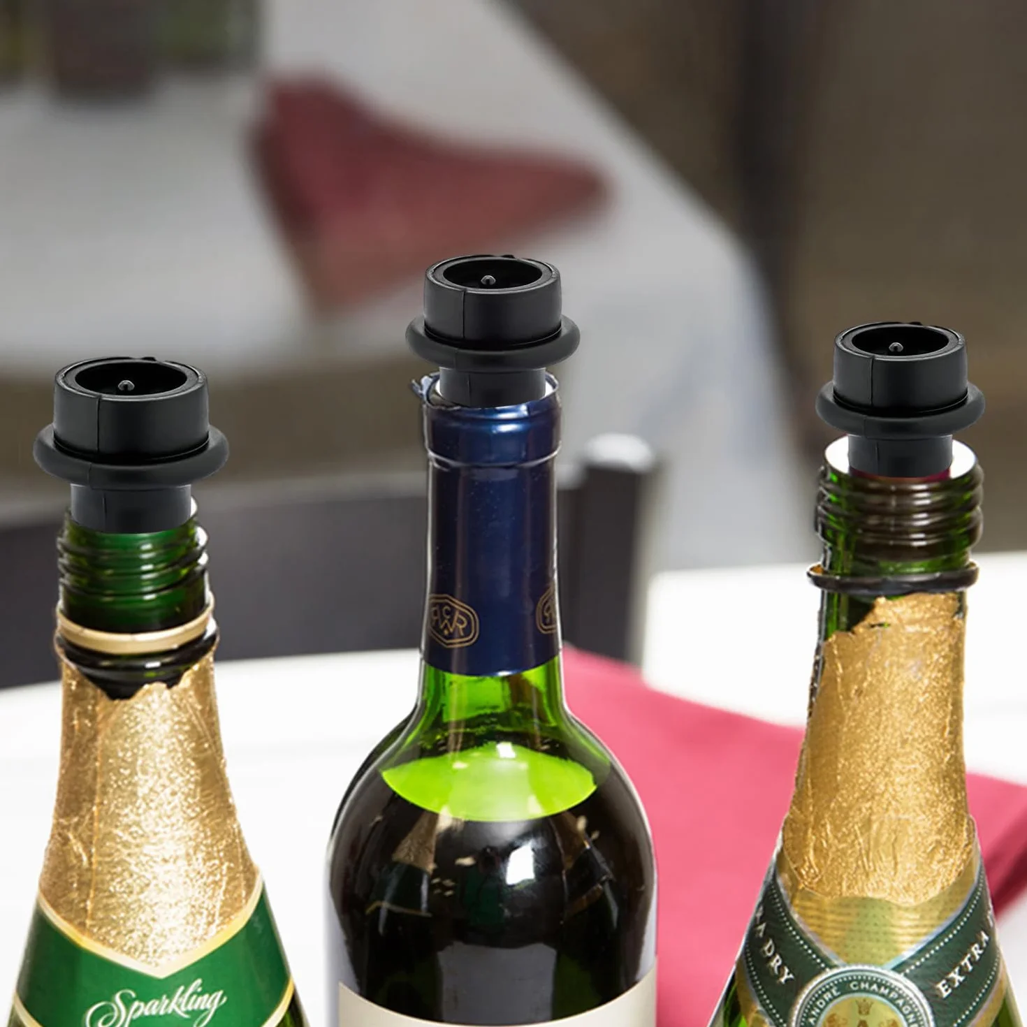 1 pompa do wino z 6 sztukami próżniowych zatyczek, ochrona i oszczędzanie wino, narzędzie do konserwowania