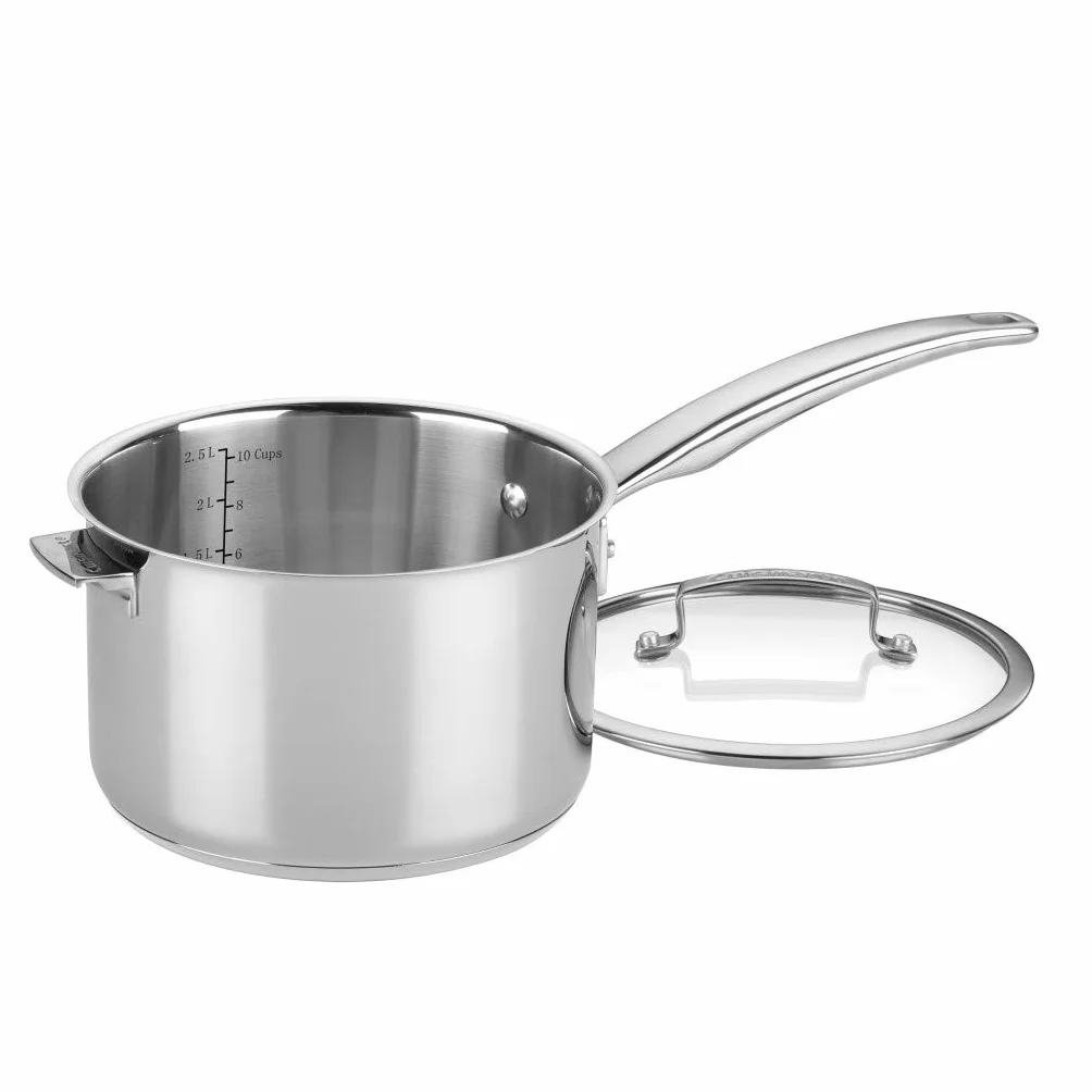 CUISINART N9119-5 SmartNest zestaw garnków ze stali nierdzewnej, 5-częściowy