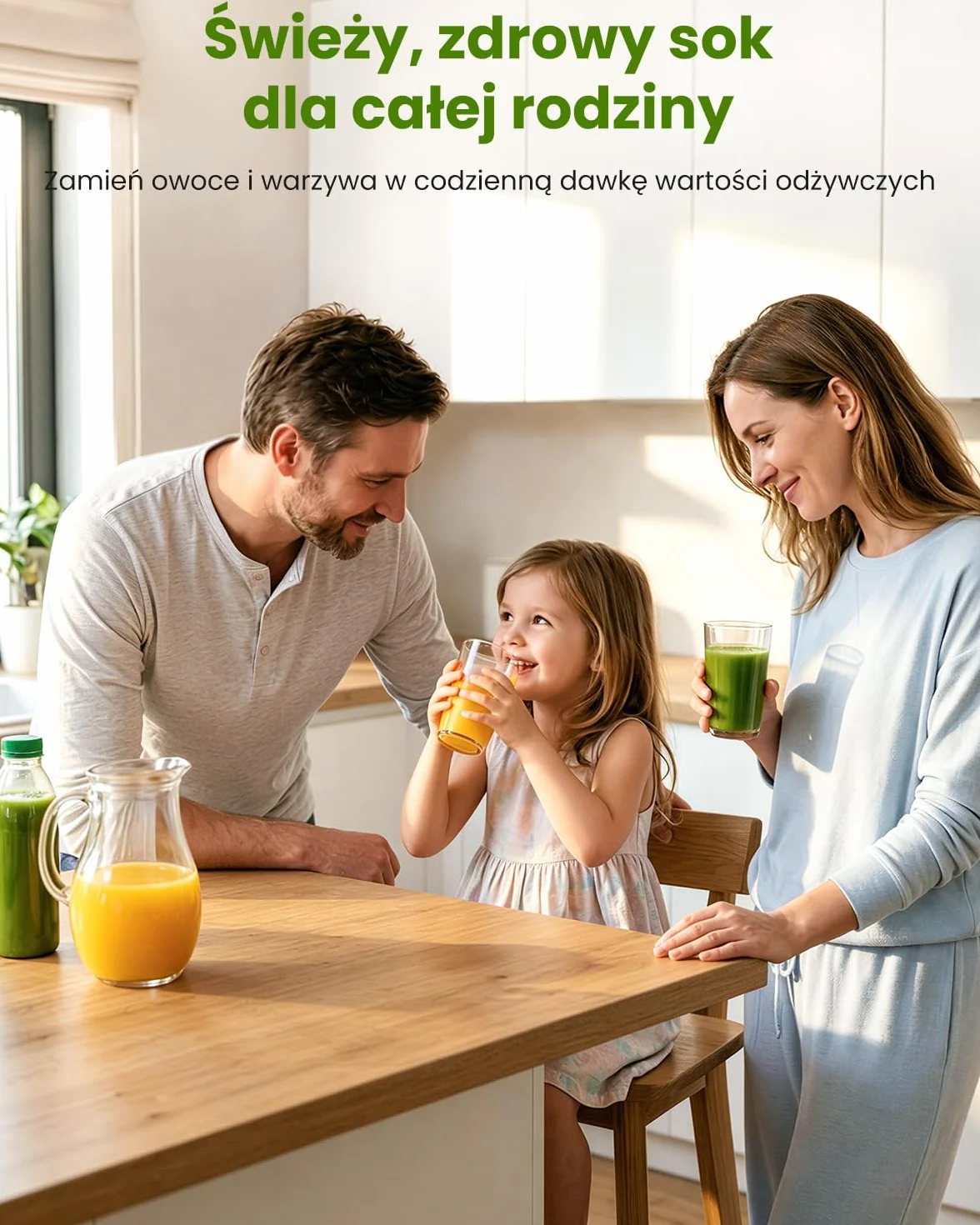 LINKChef Wyciskarka do soków na zimno, średnica 135 mm i pojemność 1,8 l, sokowirówka, całe owoce i warzywa, sokowirówka 250 W, powolna sokowirówka z automatycznym cięciem i tritanu bez BPA