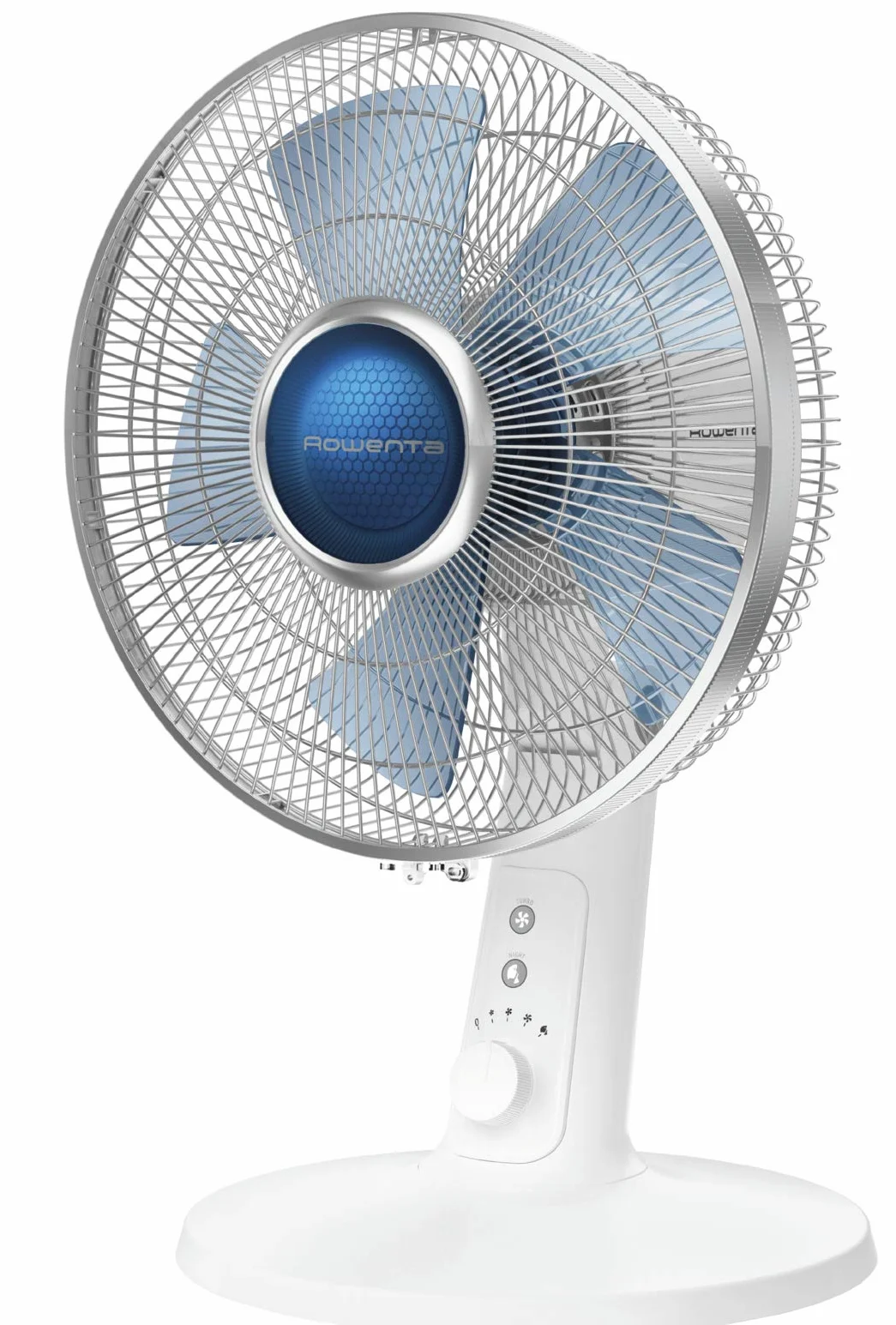 Rowenta VU2730 Wentylator Biurkowy, 40W, Biały, 4 Prędkości