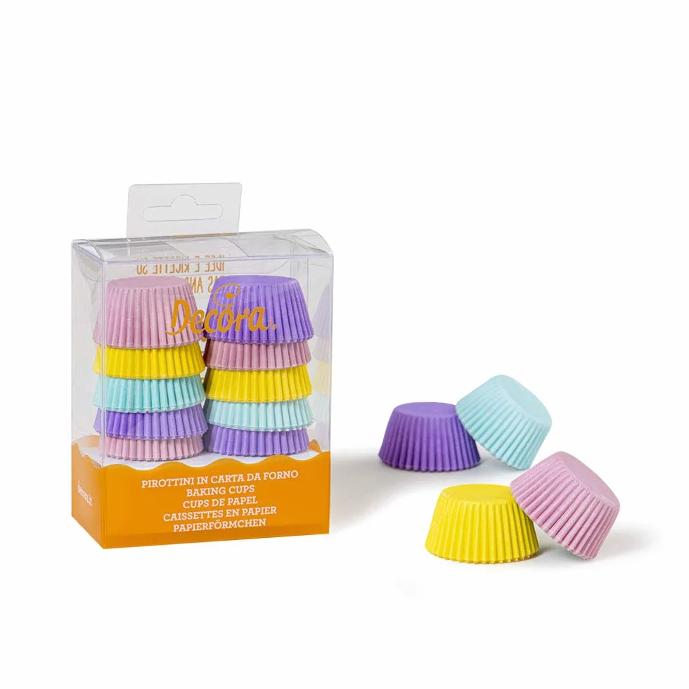 Decora 0339744 PAPIEROKI Zmieszane kolory pastelowe 32 x 22 mm 200 szt