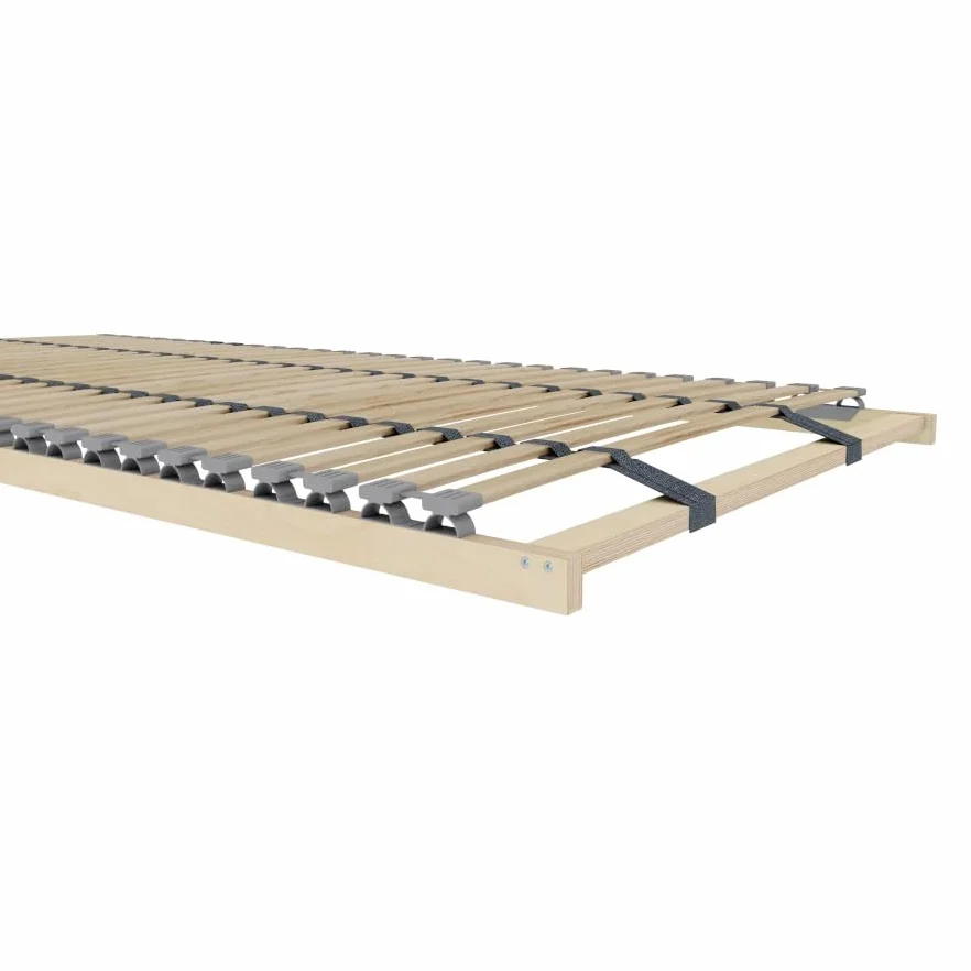 Stelaż do łóżka 180 x 200 cm podwójny 56 listew sprężynujących rama brzozowa obciążenie 200 kg