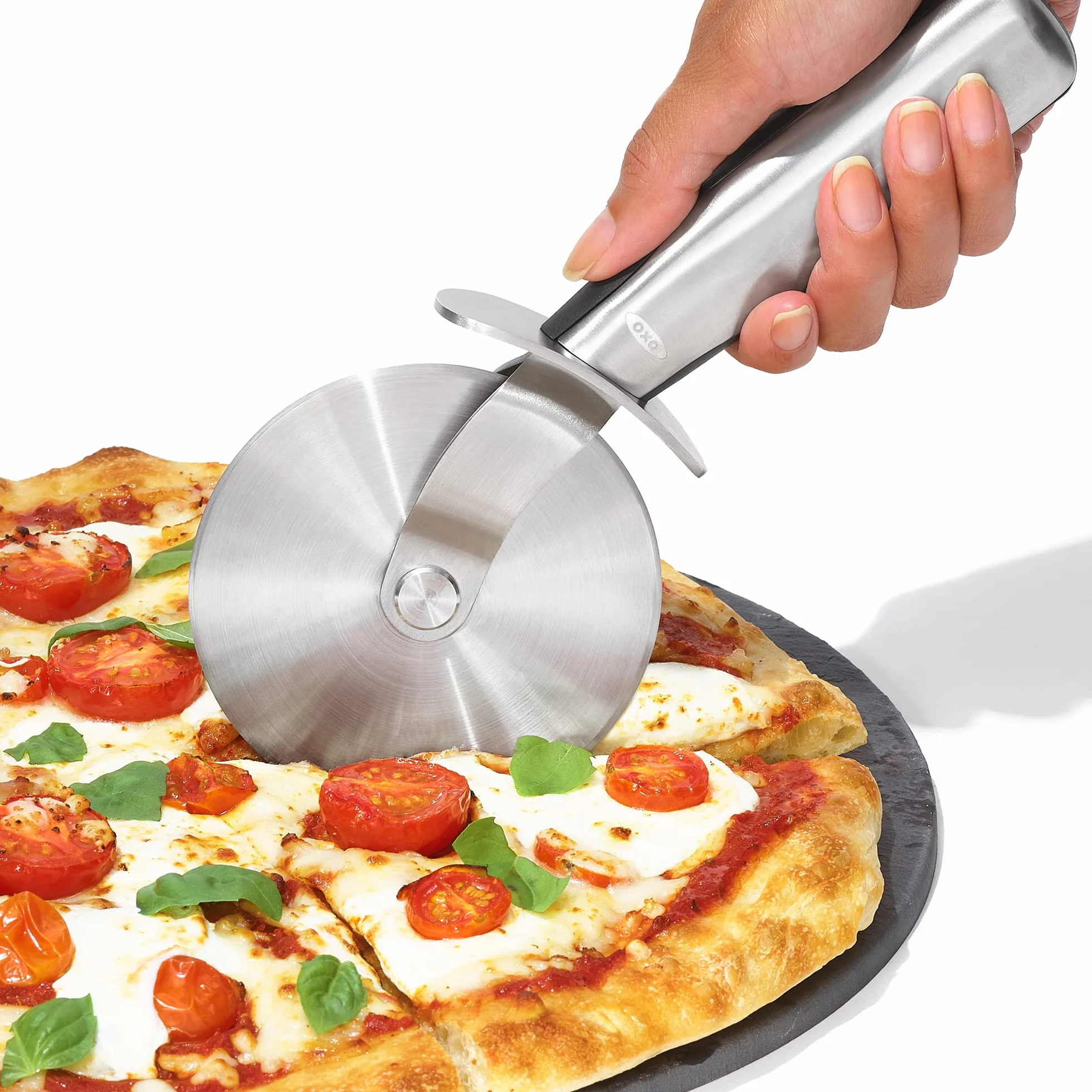 OXO Stalowy nóż do pizzy ze stali nierdzewnej