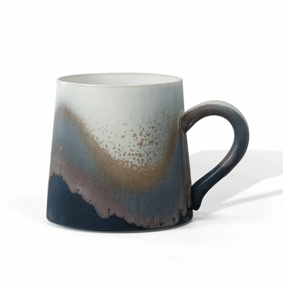Ceramiczny kubek do kawy Kubki produkowane w piecu, filiżanki do kawy odpowiednie biur i domów Filiżanki kawy
