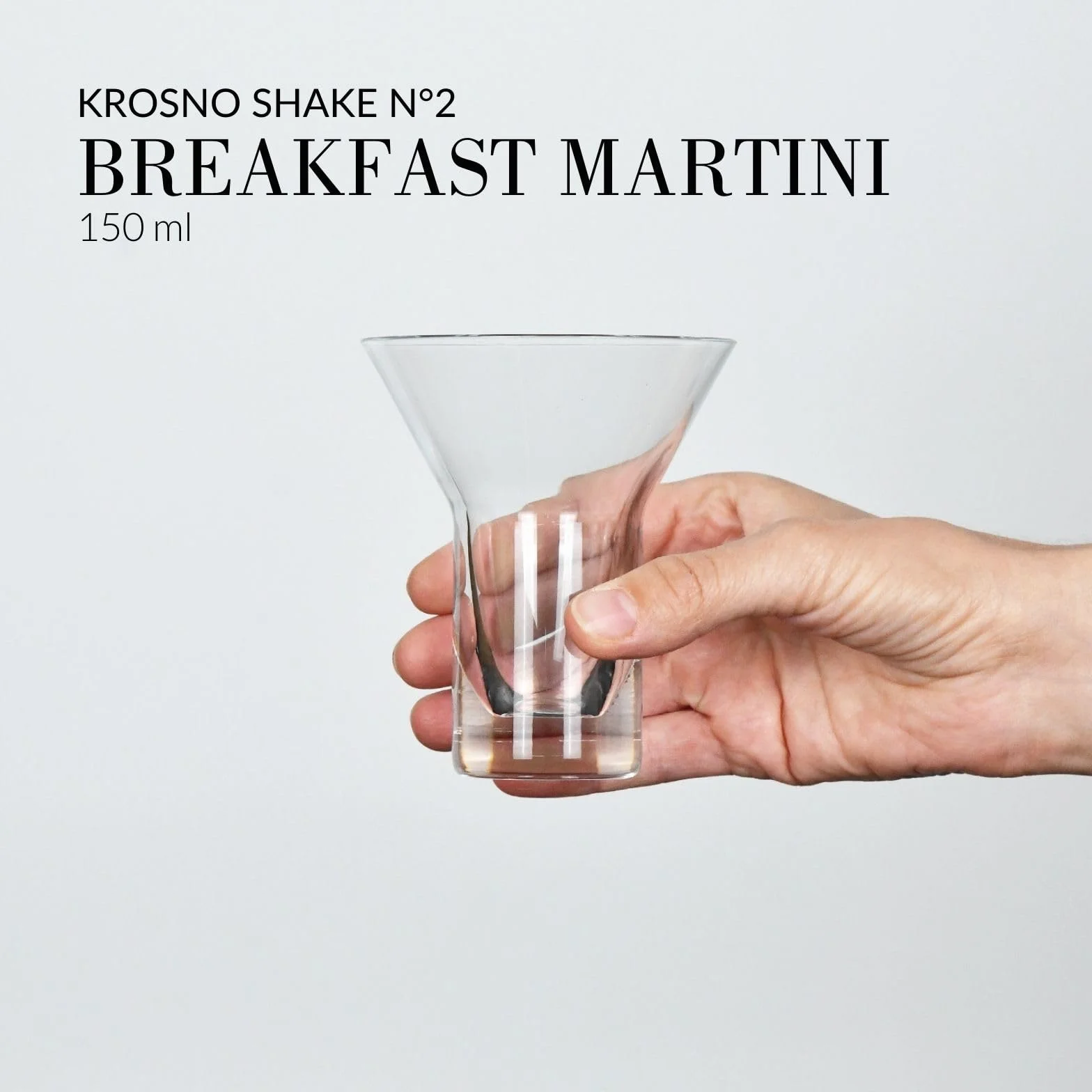 KROSNO Kieliszki Koktajlowe | Zestaw 3 szklanek | 190, 150, 200ml | Kolekcja Shake | Margarita i Martini | Szkło Crystalline | Idealne do restauracji i na przyjęcia w domu | Możliwość mycia w zmywarce